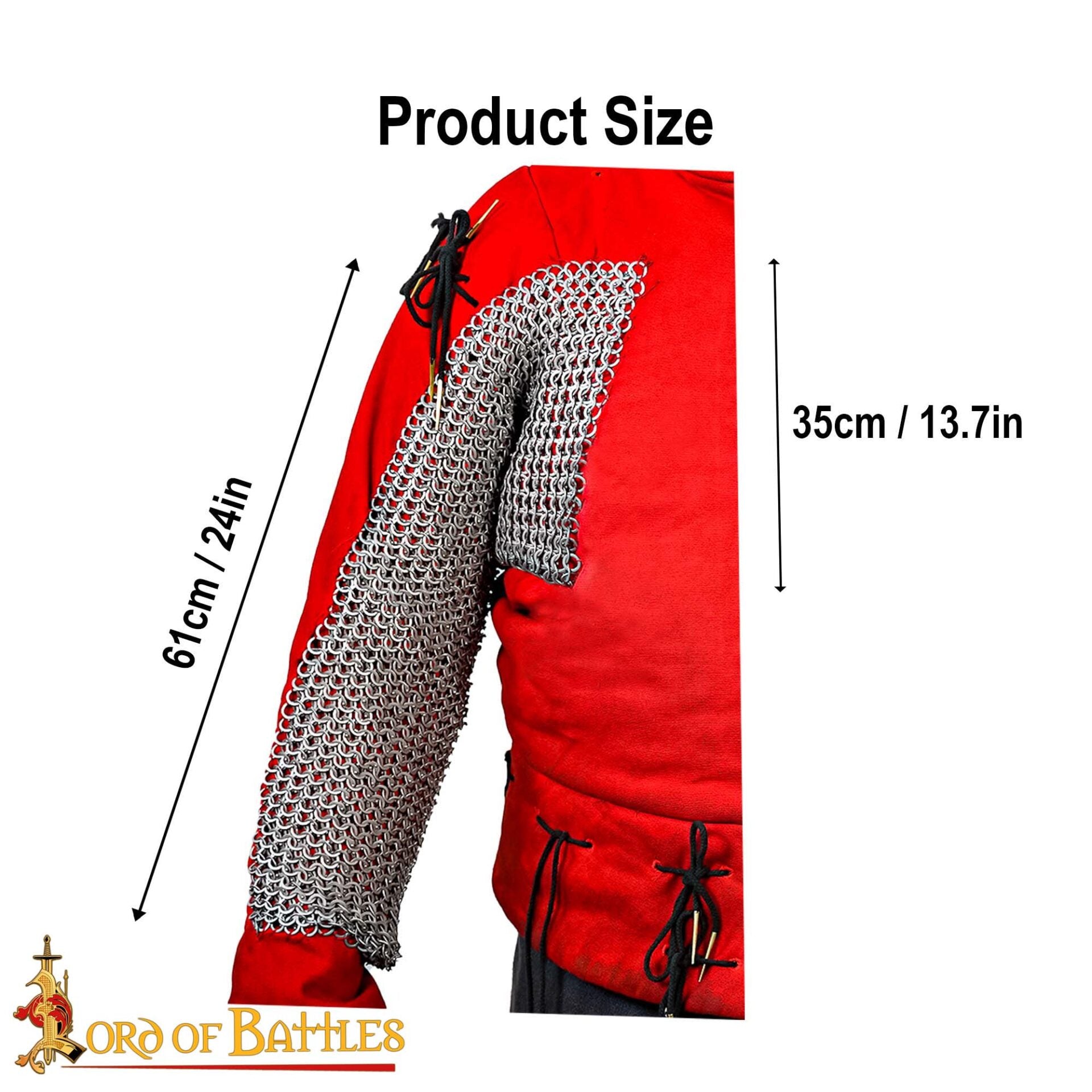 Anillas de Cota de Malla - Anillo Redondo Remachado de 8 Mm - Calibre 18, Acero Dulce, Natural - Ideal para Larp, Cosplay y Reenactments - Imagen 3