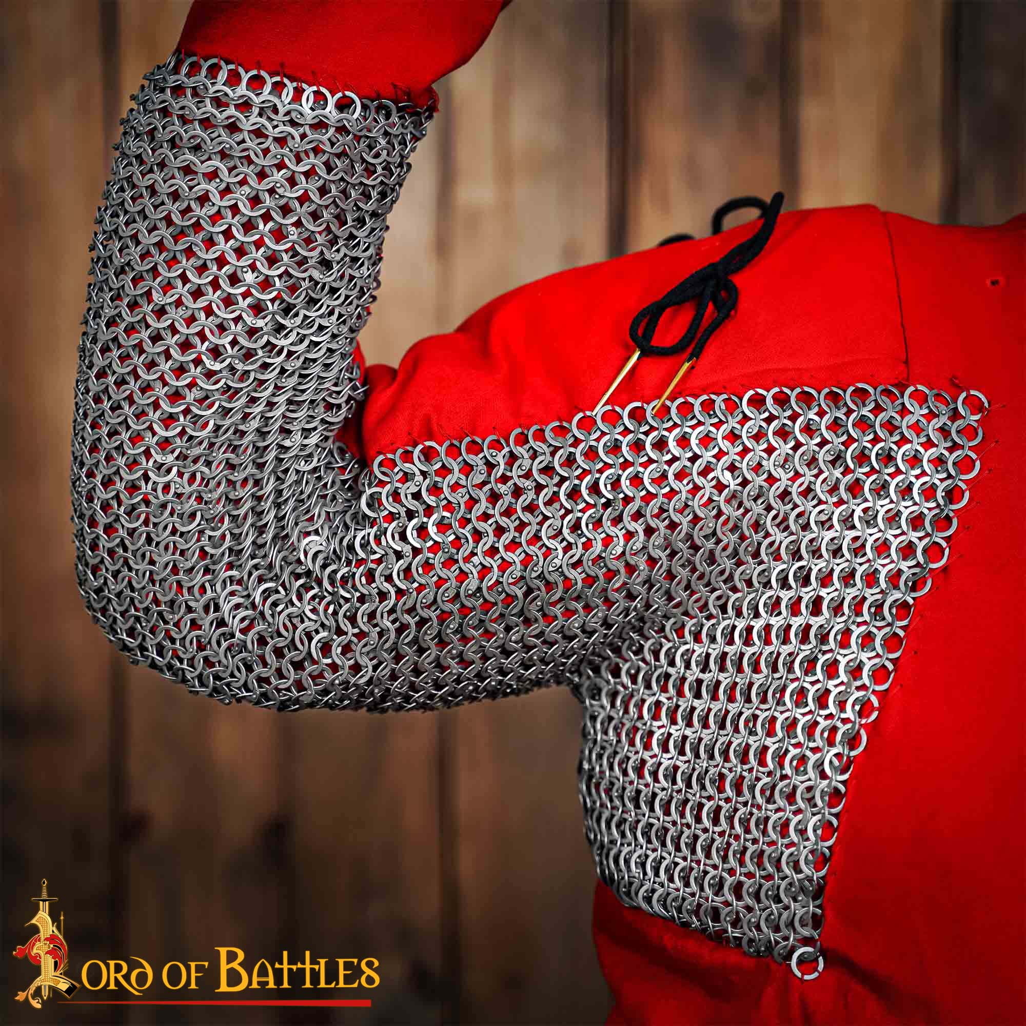 Anillas de Cota de Malla - Anillo Redondo Remachado de 8 Mm - Calibre 18, Acero Dulce, Natural - Ideal para Larp, Cosplay y Reenactments - Imagen 7