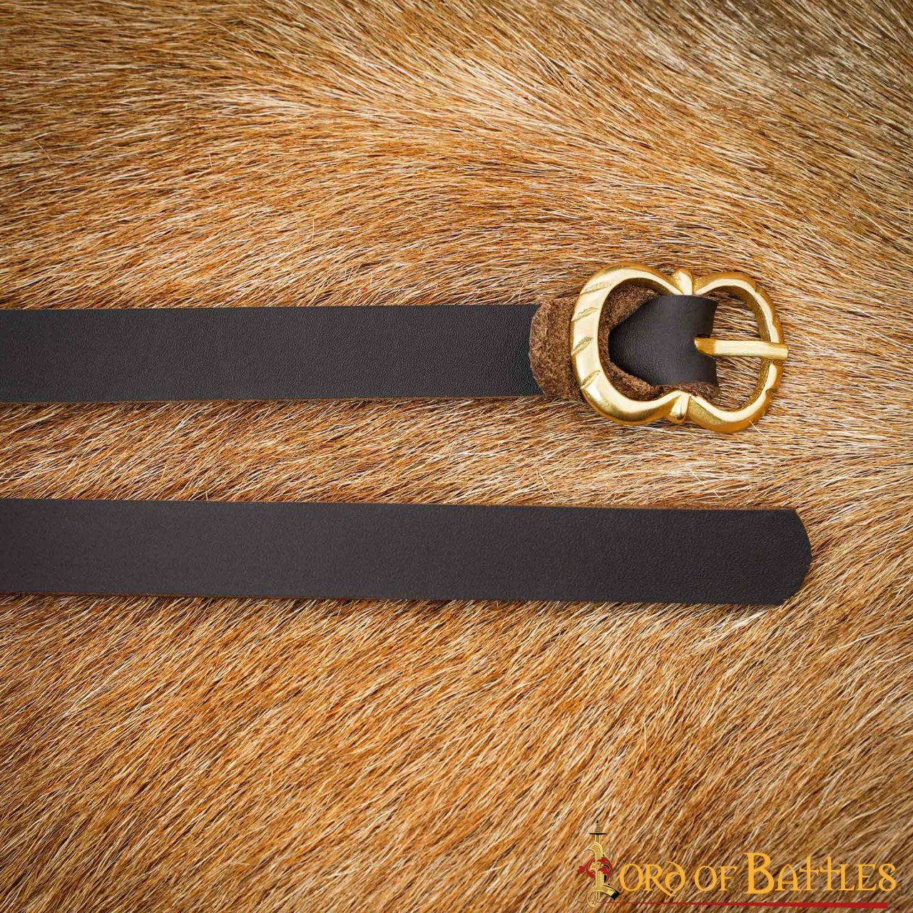 Cinturón de Cuero Liso para Reenactments Larp - Imagen 4