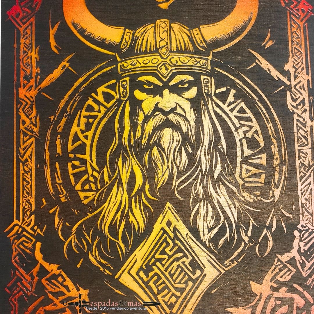 Cuadro rostro Vikingo 2