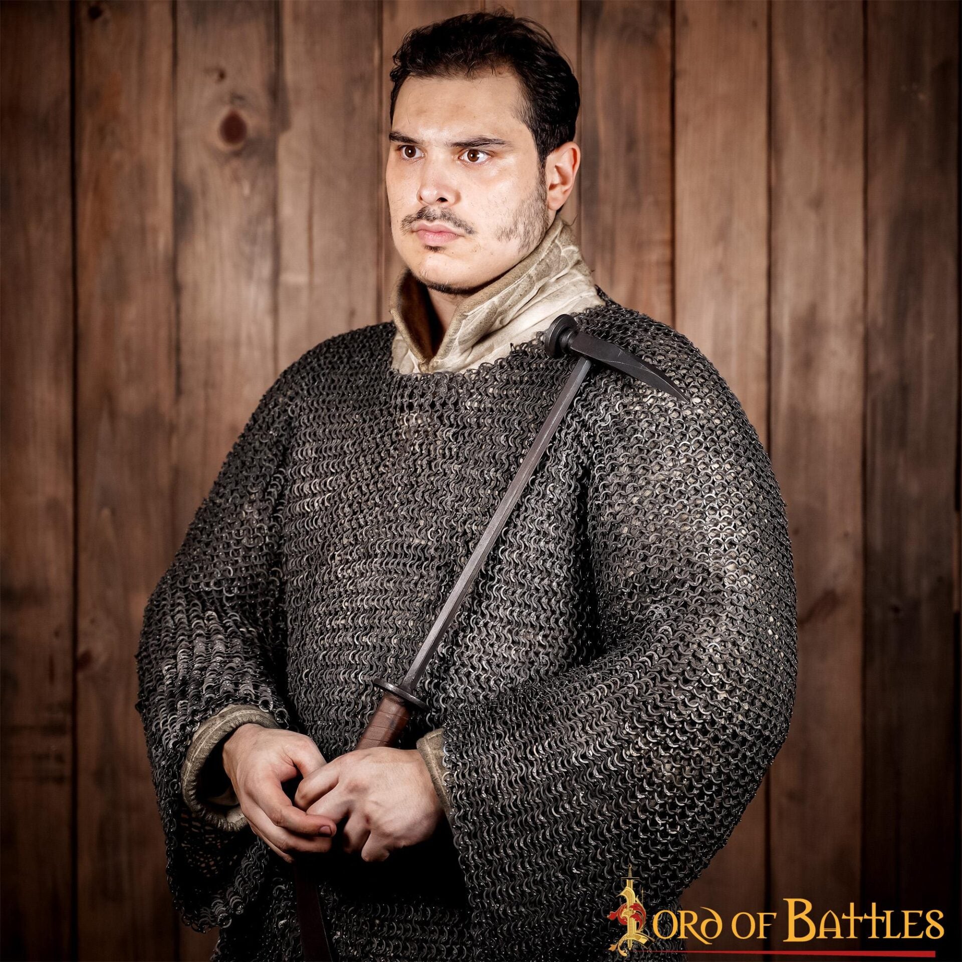 Martillo de Guerra Medieval de Pico de Cuervo Forjado a Mano - Imagen 14