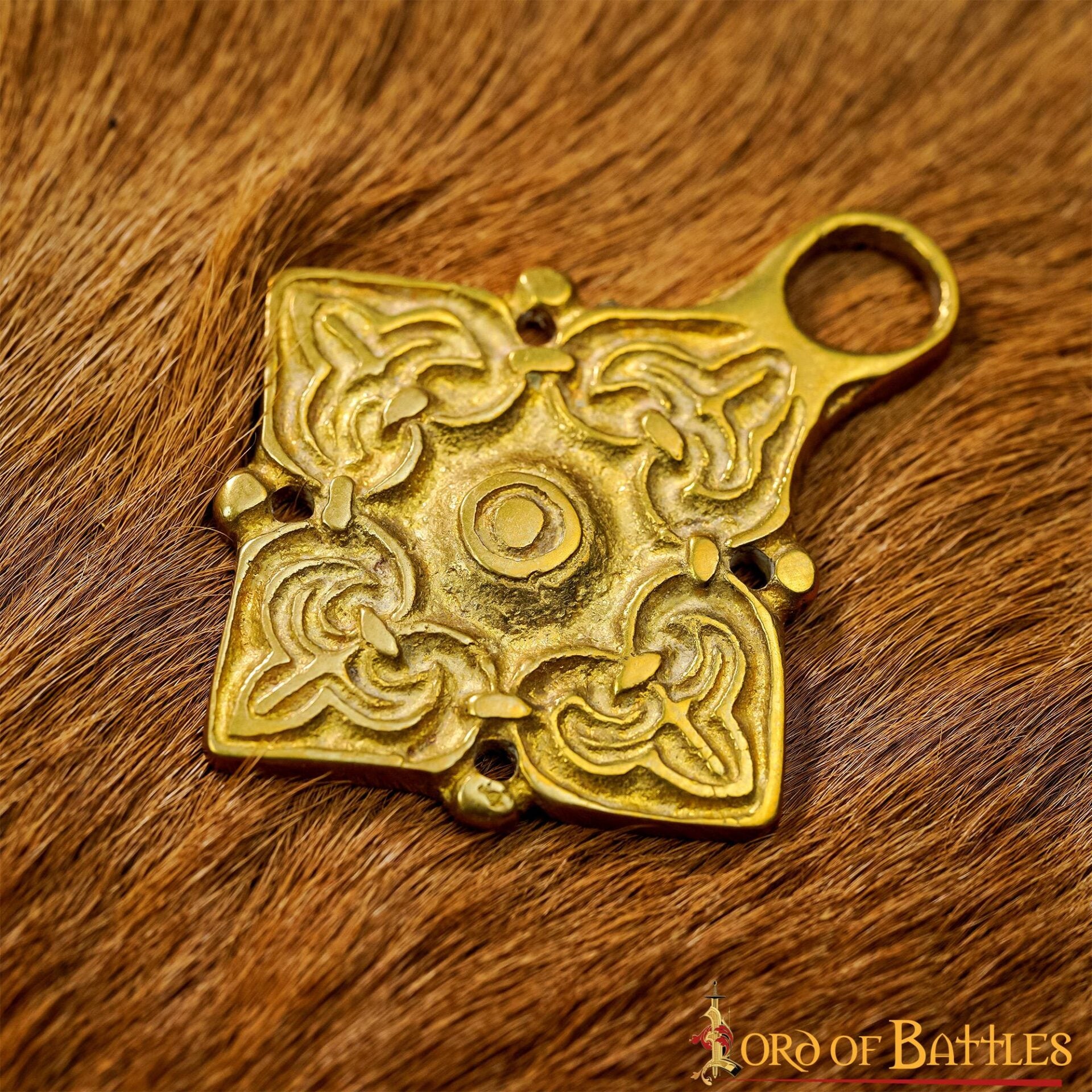 Broche de Latón Fundido para Caftán o Capa Vikinga / Rusa Histórica - Imagen 17