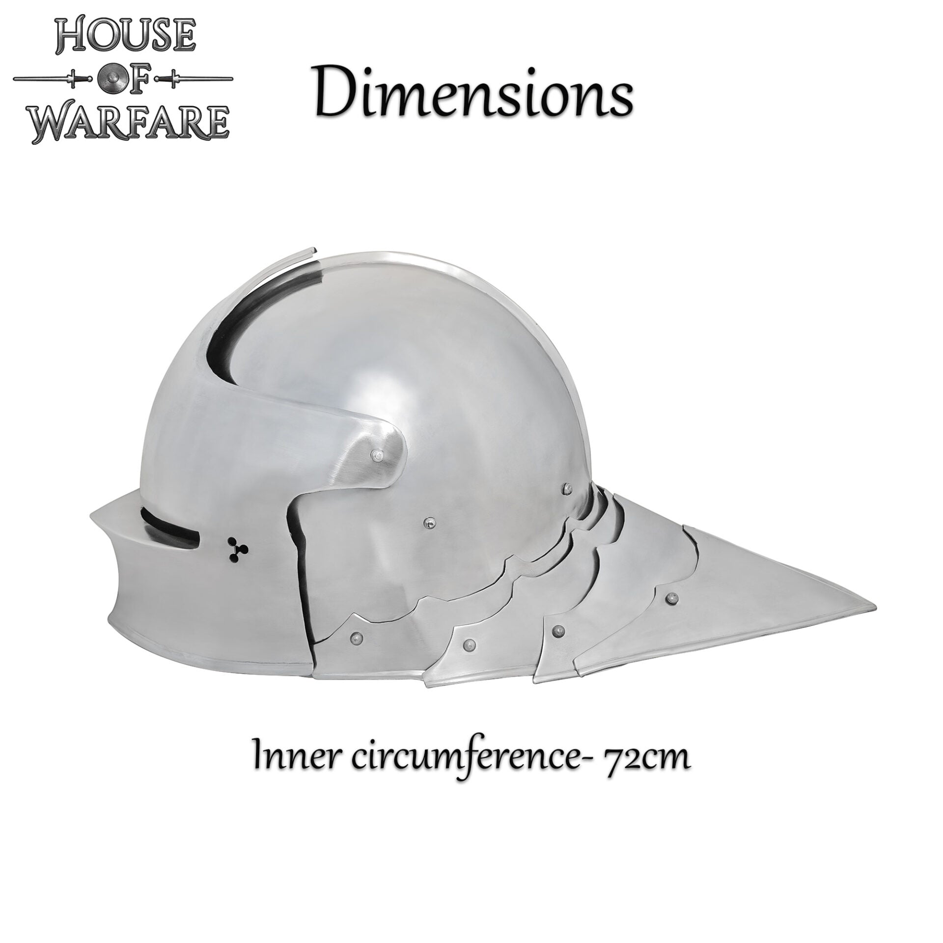 Casco Medieval Alemán Sallet - Imagen 3