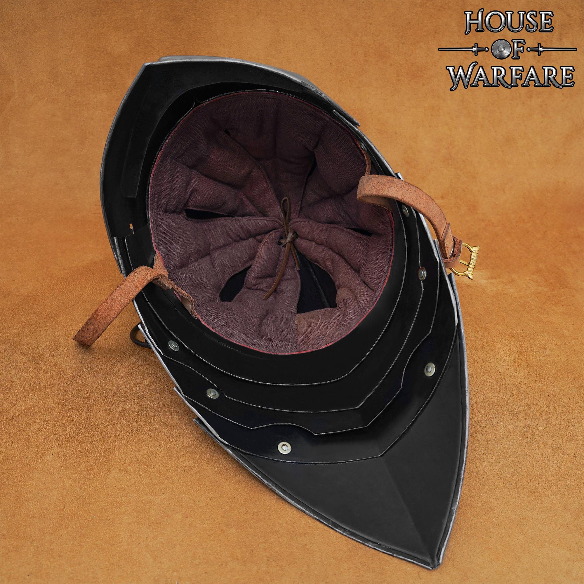 Casco Medieval Alemán Sallet - Imagen 7