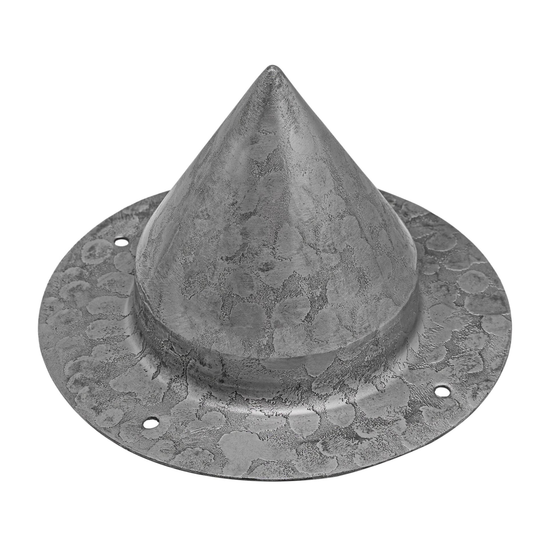 Jefe de Escudo Cónico Medieval Alemán - Acero Forjado a Mano Calibre 16 - Imagen 7