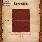 Diario Medieval de Cuero - Diario de Cuero Auténtico Hecho a Mano - Imagen 2