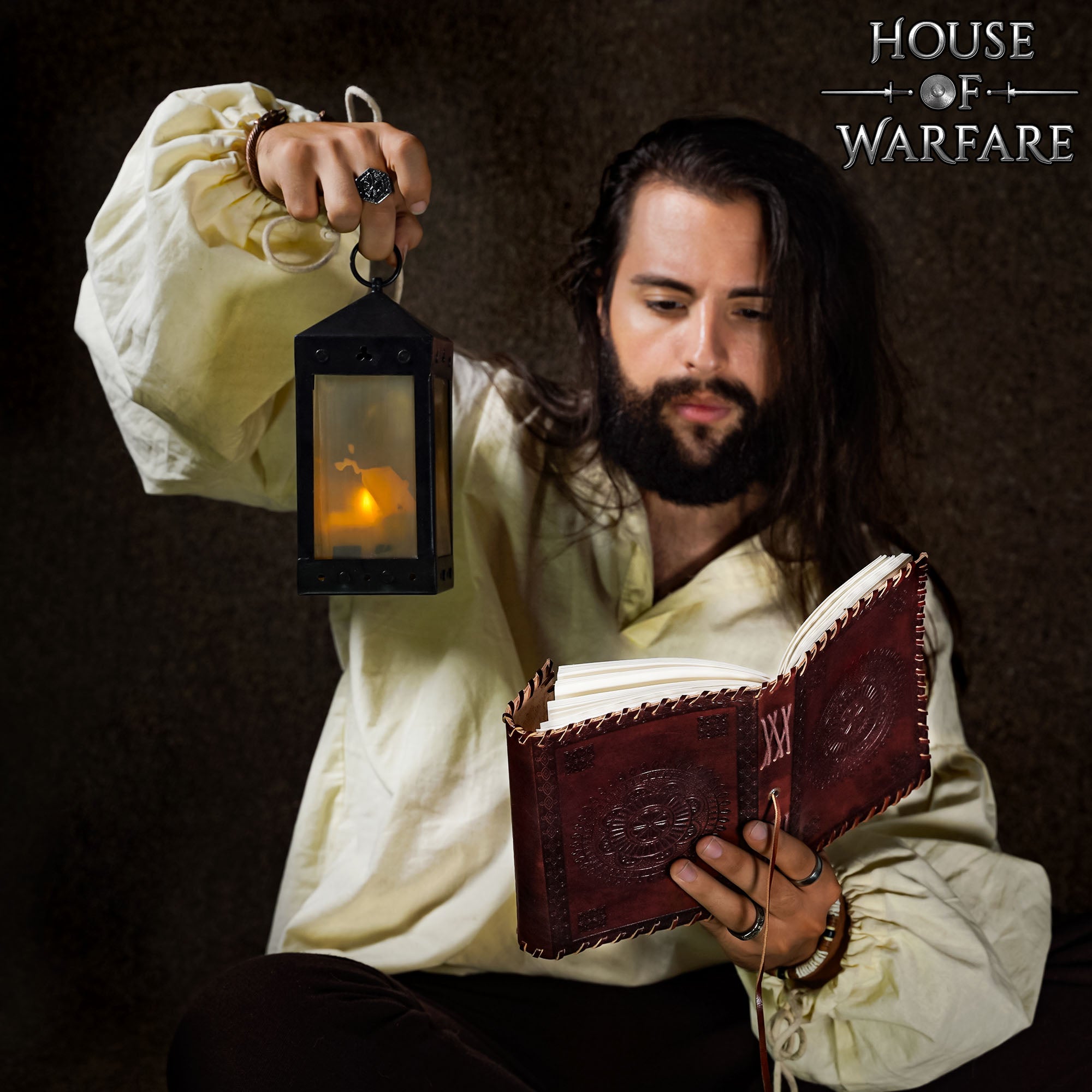 Diario Medieval de Cuero - Diario de Cuero Auténtico Hecho a Mano - Imagen 5