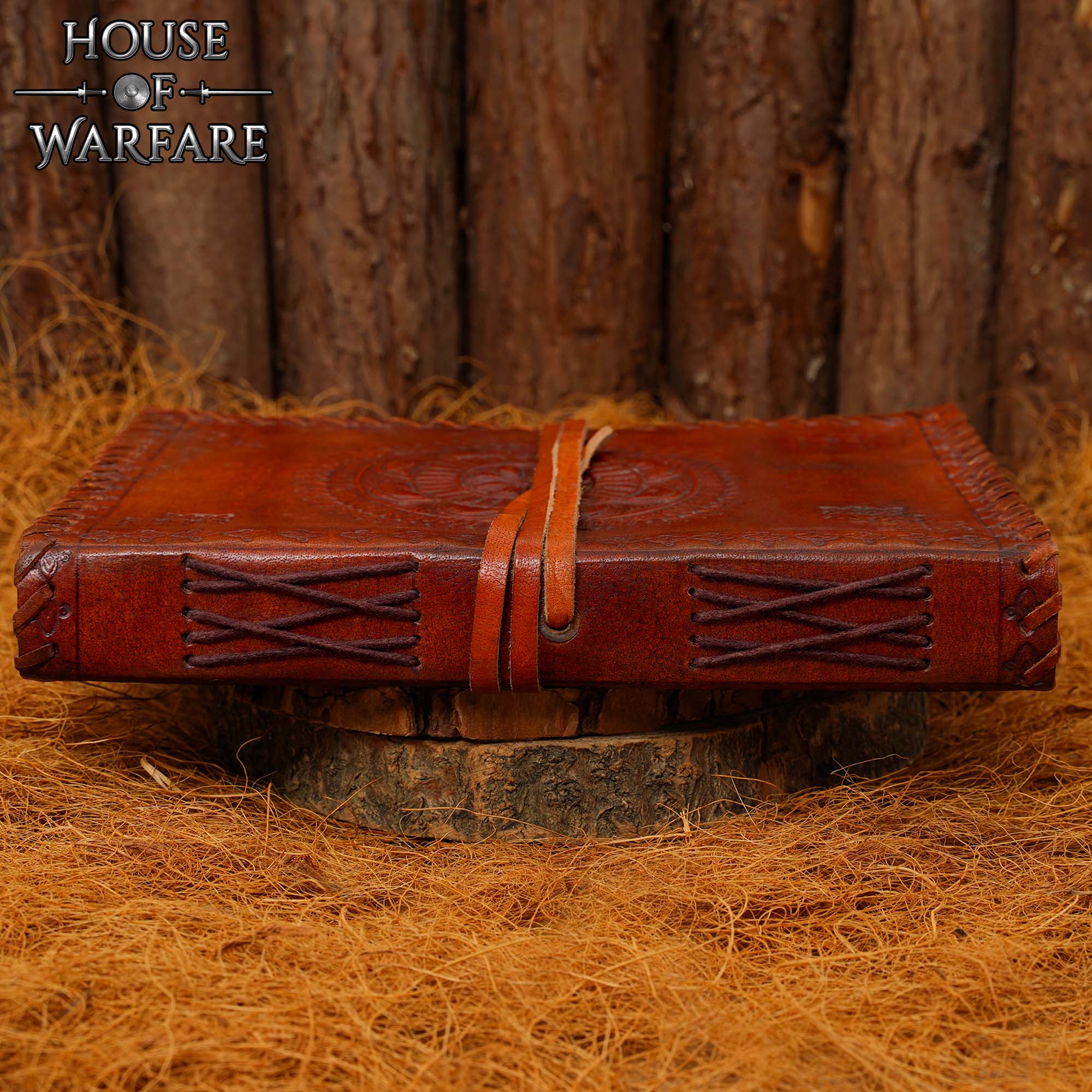 Diario Medieval de Cuero - Diario de Cuero Auténtico Hecho a Mano - Imagen 6