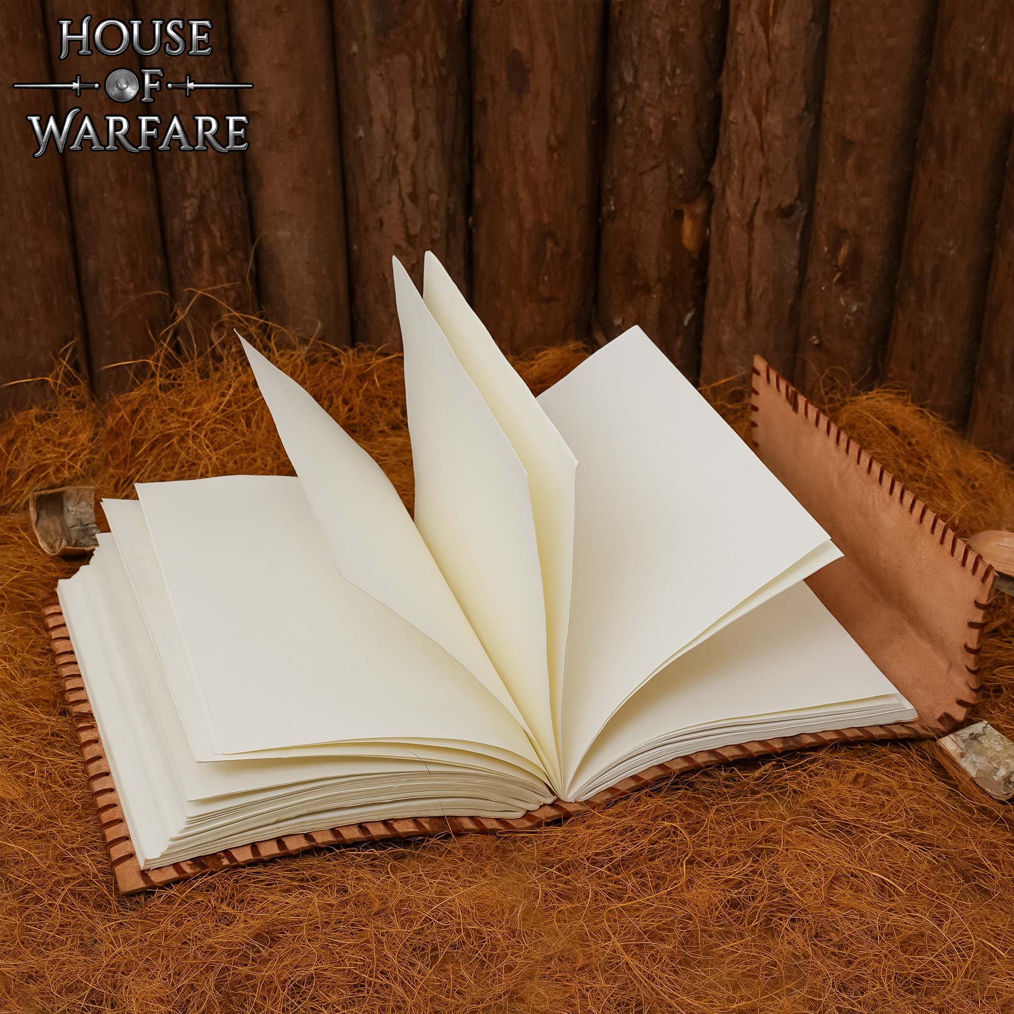 Diario Medieval de Cuero - Diario de Cuero Auténtico Hecho a Mano - Imagen 7