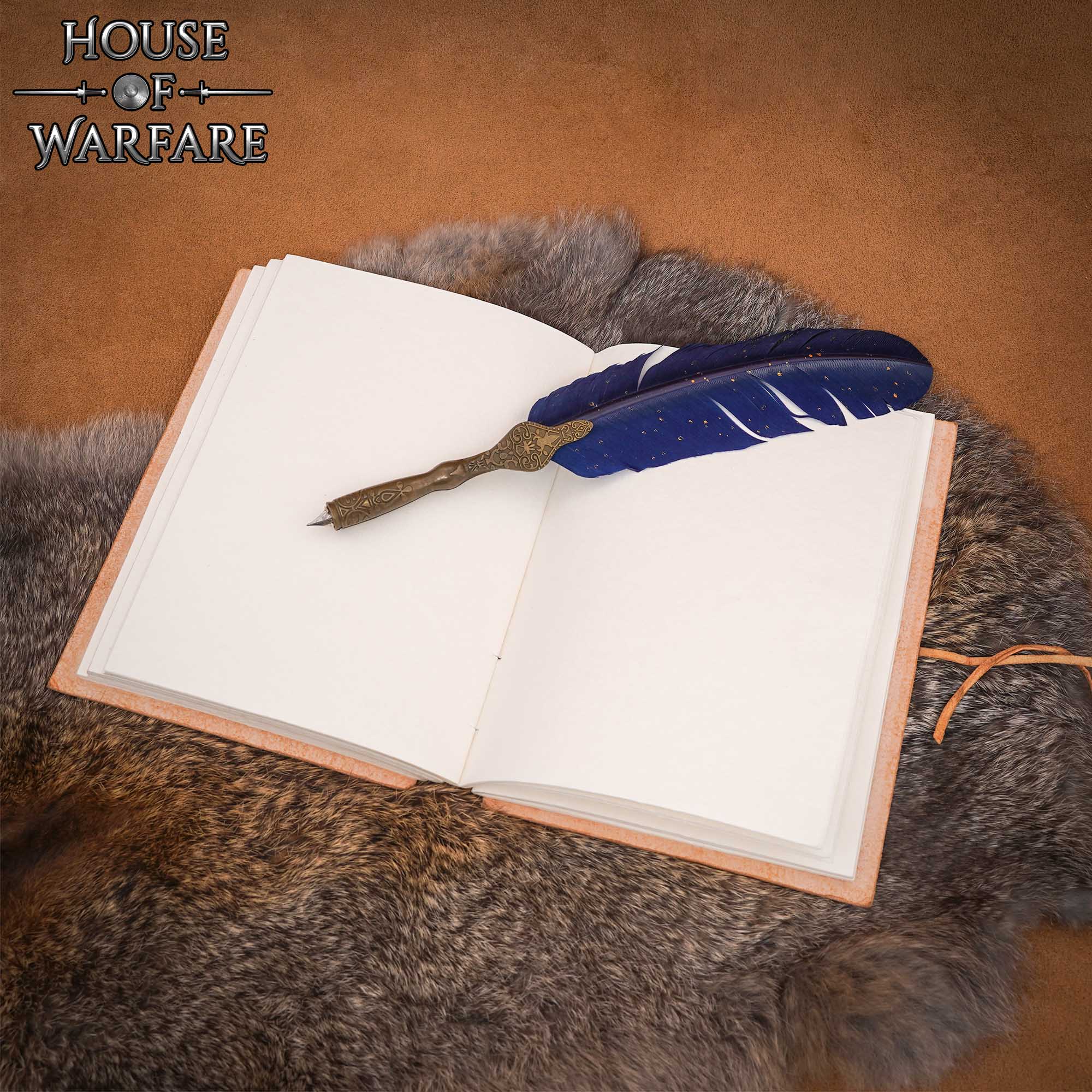 Diario Medieval de Cuero - Diario de Cuero Auténtico Hecho a Mano - Imagen 4