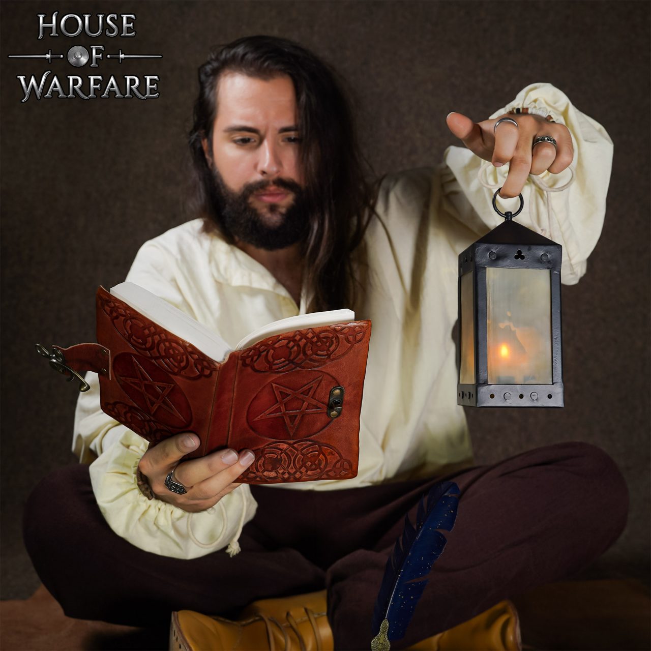 The Pentagram Leather Journal Agenda de Piel Auténtica - Imagen 22