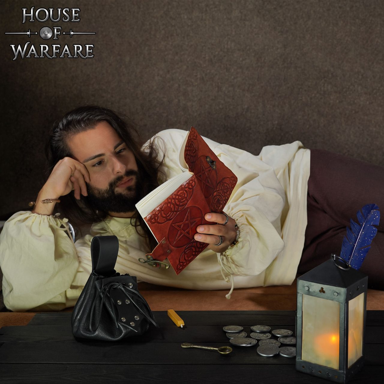 The Pentagram Leather Journal Agenda de Piel Auténtica - Imagen 7