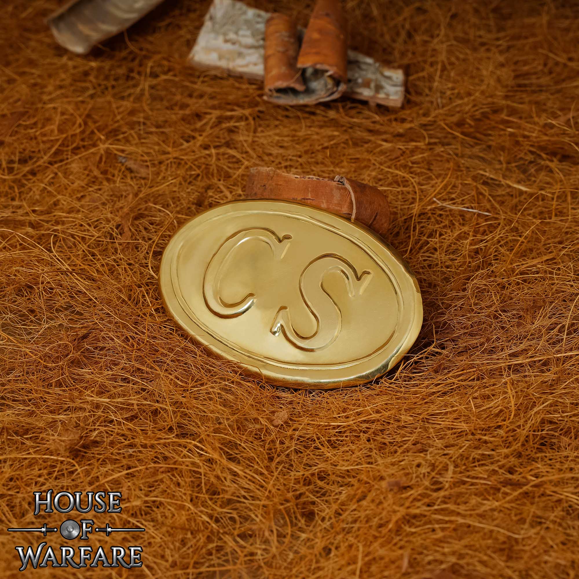 Cs Hebilla Redonda de Latón - Imagen 2