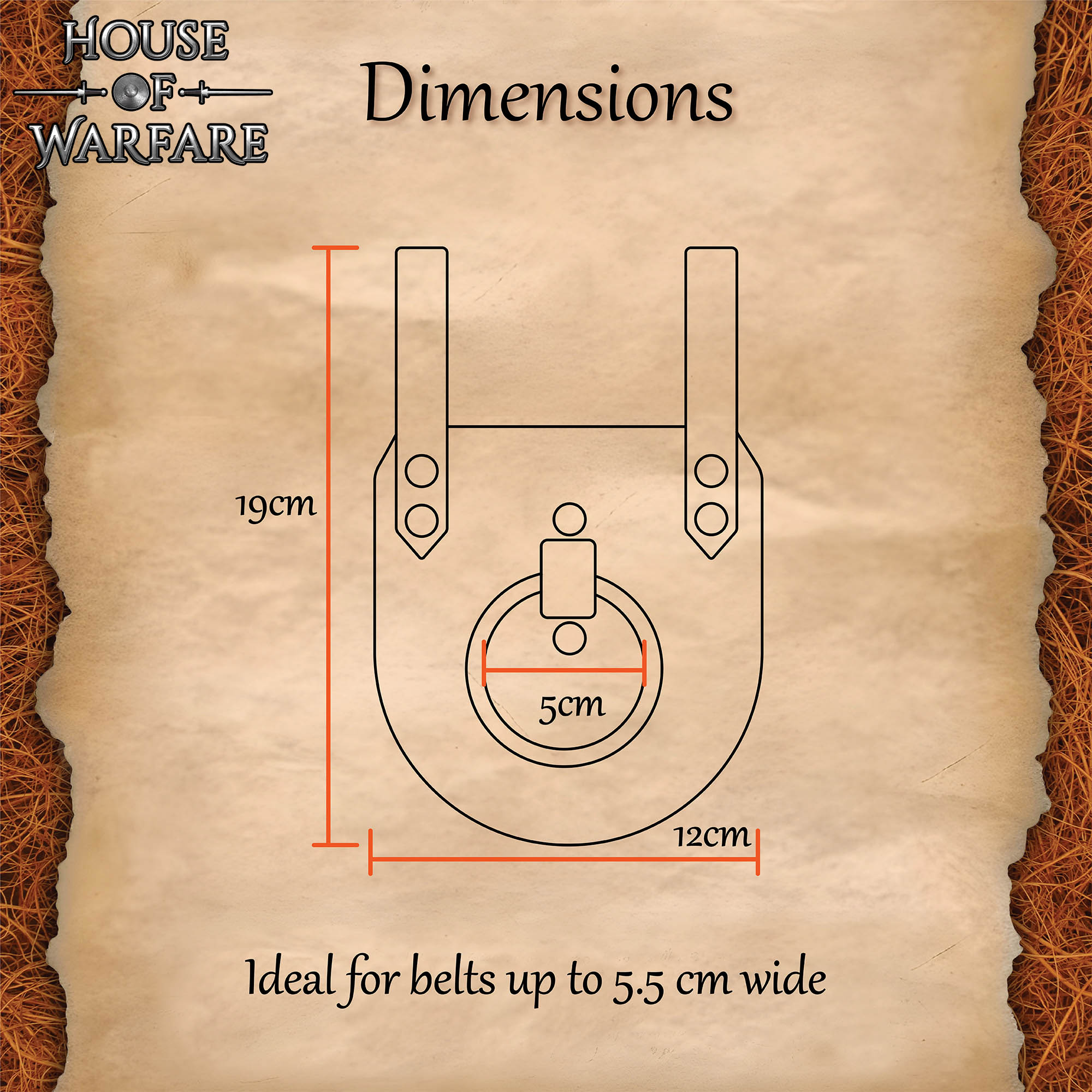Portahachas de Cuero - Imagen 4
