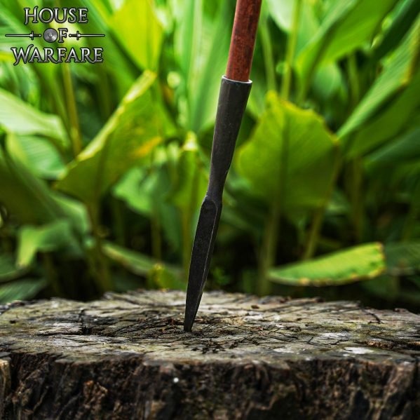 Lanza de Lanzamiento de Jabalina Forjada a Mano de Acero Al Carbono Estilo Vikingo - Imagen 13