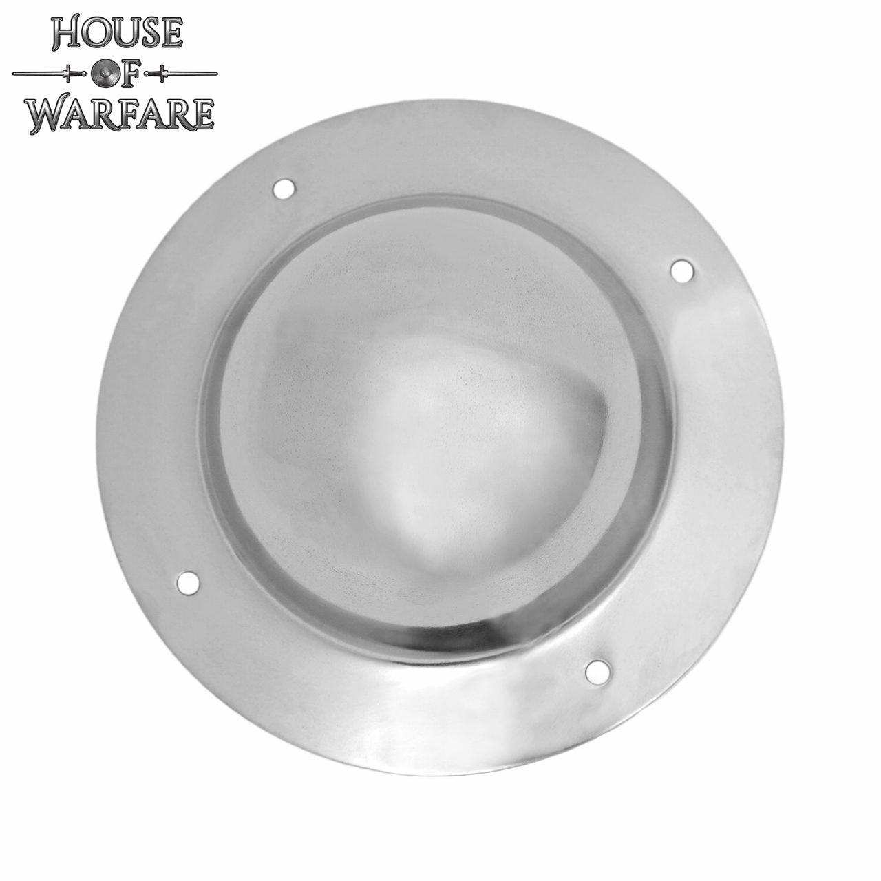 Escudo Medieval Abovedado de Acero Forjado a Mano Umbo Redondo para Escudos Diy - Imagen 7