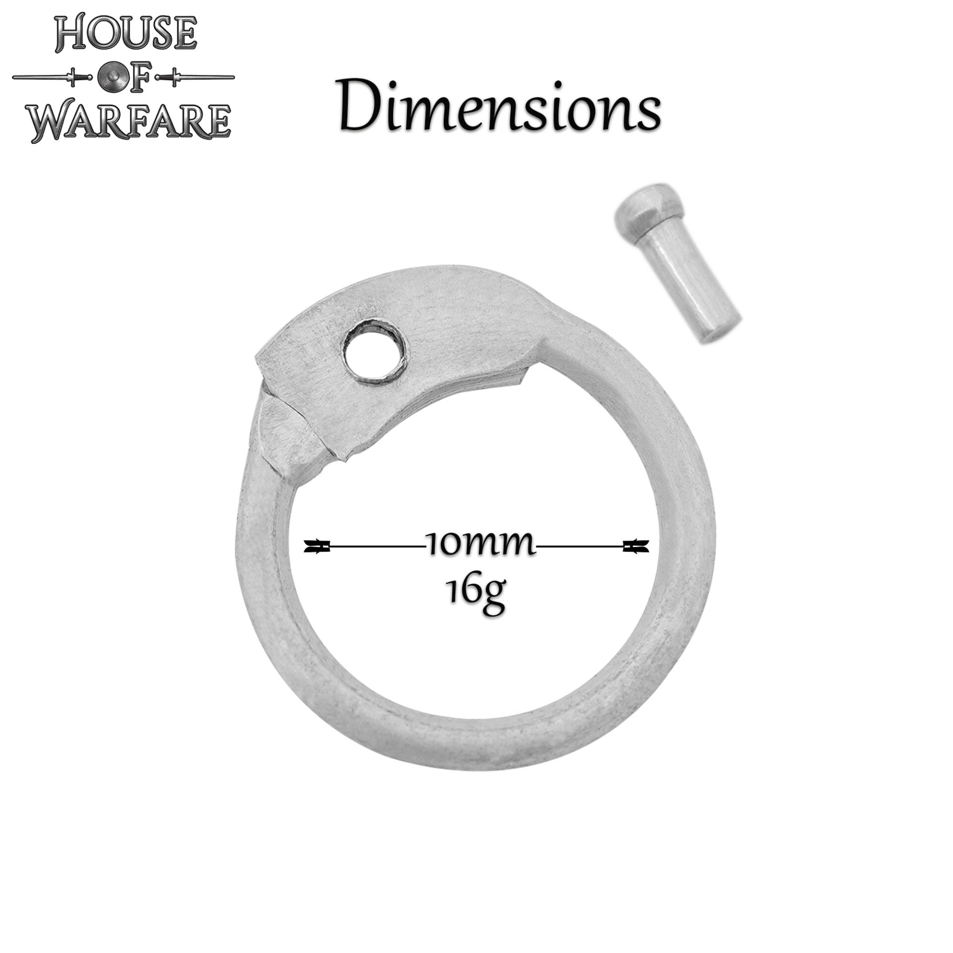 Anillo de Cota de Malla - Anillos Redondos de Aluminio Remachado, 10mm 16 Gauge - Imagen 8