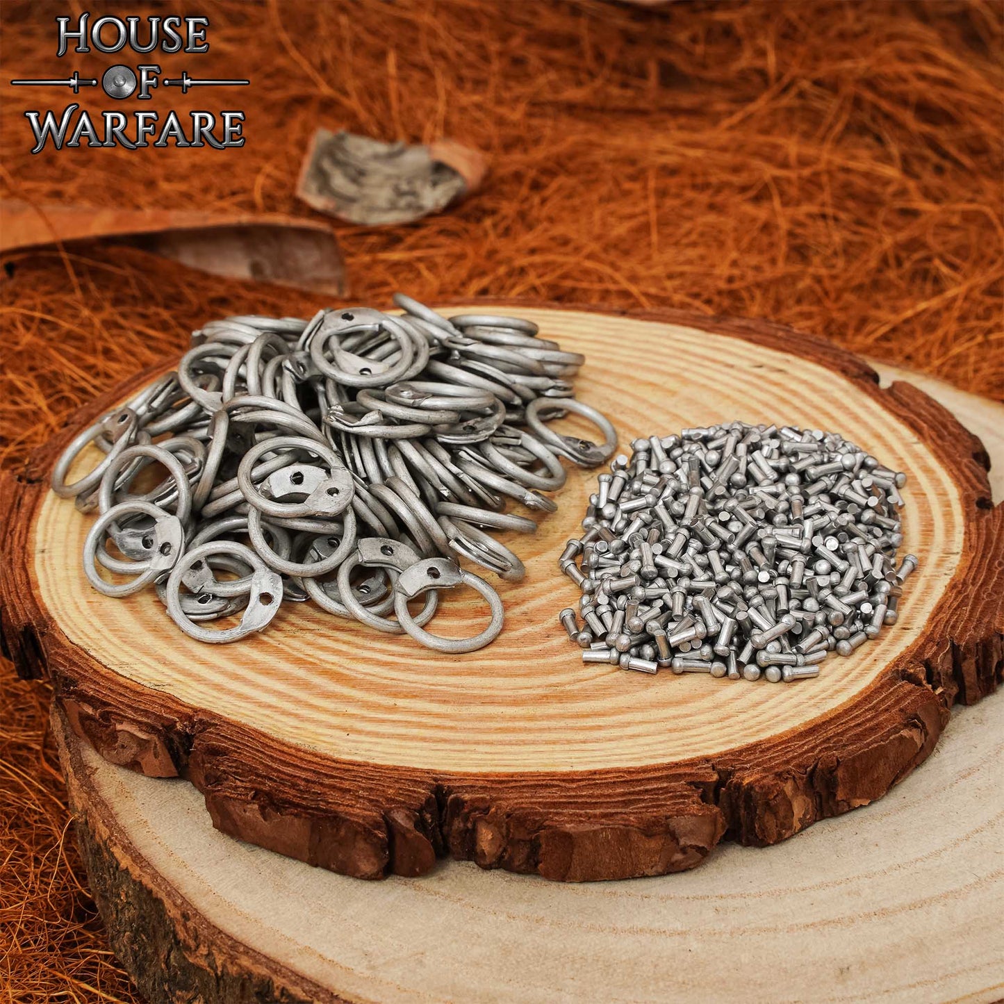 Anillo de Cota de Malla - Anillos Redondos de Aluminio Remachado, 10mm 16 Gauge - Imagen 9