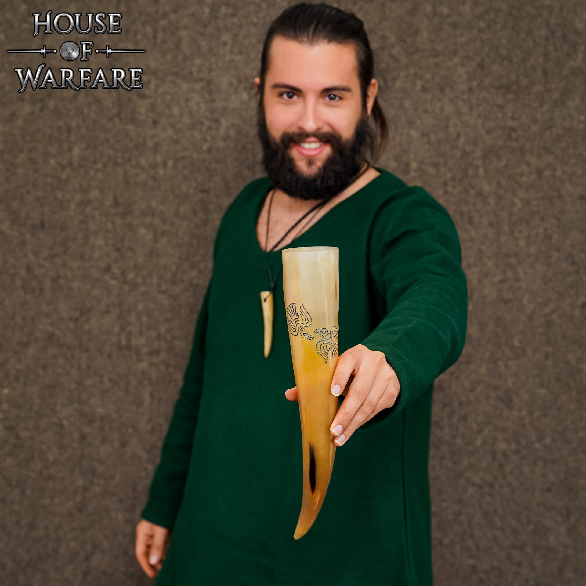 Odins Ravens 300 - 400 Ml Genuino Cuerno para Beber - Imagen 4