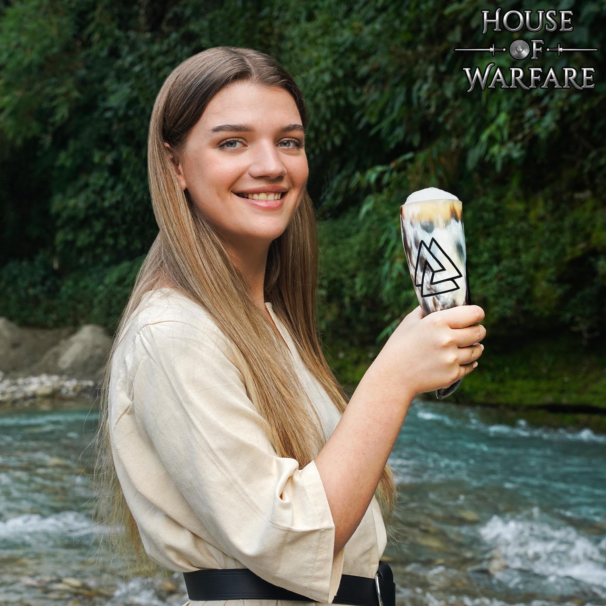 Viking Valknut 300 Ml Cuerno para Beber Original - Imagen 2