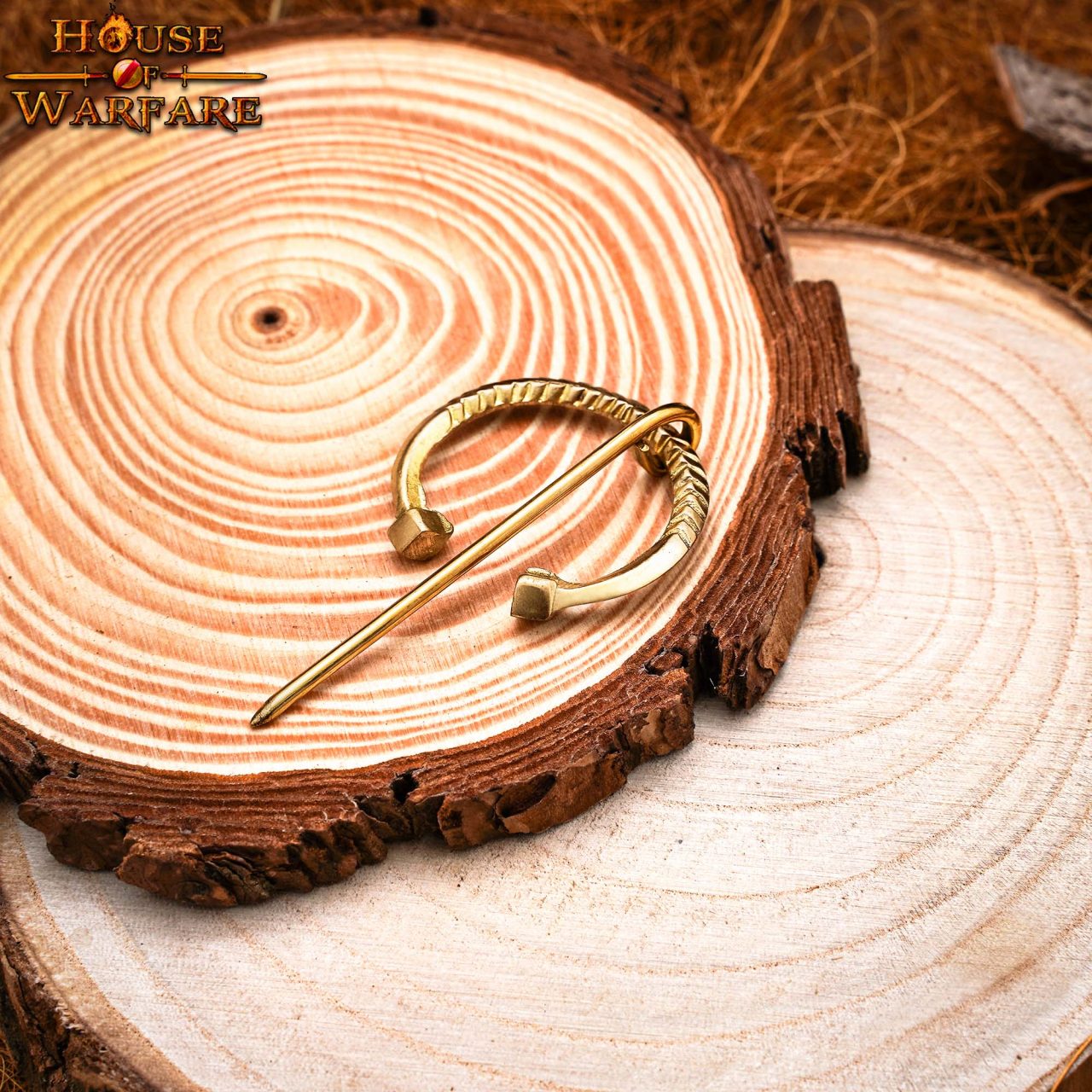 Fíbula Penannular Medieval de Latón - Alfiler Pequeño de Capa para Broche de Traje Histórico y Vikingo - Imagen 21