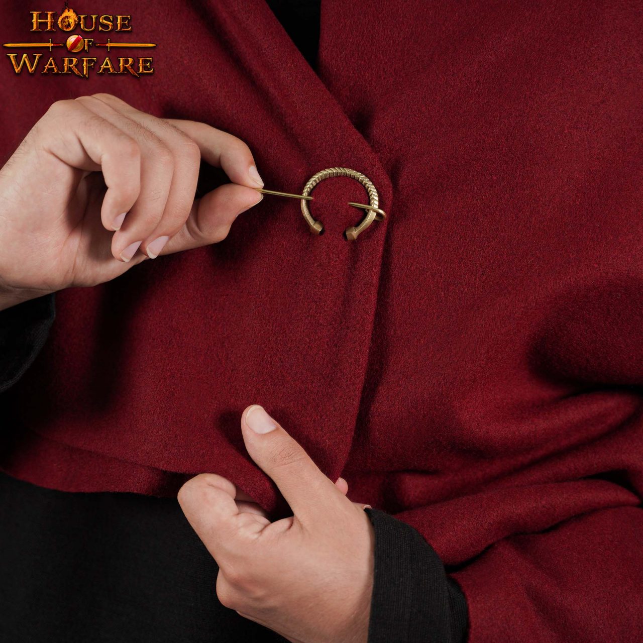 Fíbula Penannular Medieval de Latón - Alfiler Pequeño de Capa para Broche de Traje Histórico y Vikingo - Imagen 27