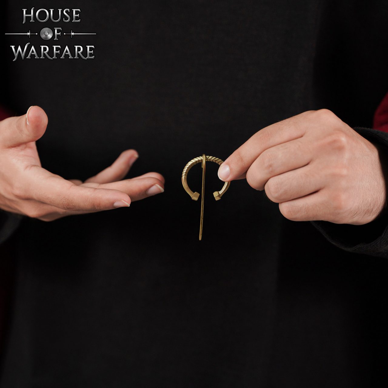 Fíbula Penannular Medieval de Latón - Alfiler Pequeño de Capa para Broche de Traje Histórico y Vikingo - Imagen 11