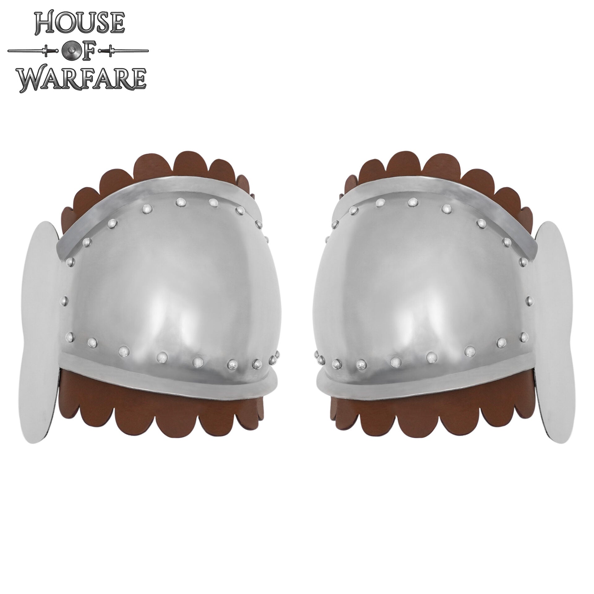 Juego de Rodilleras Medievales de Acero Dulce - Imagen 2