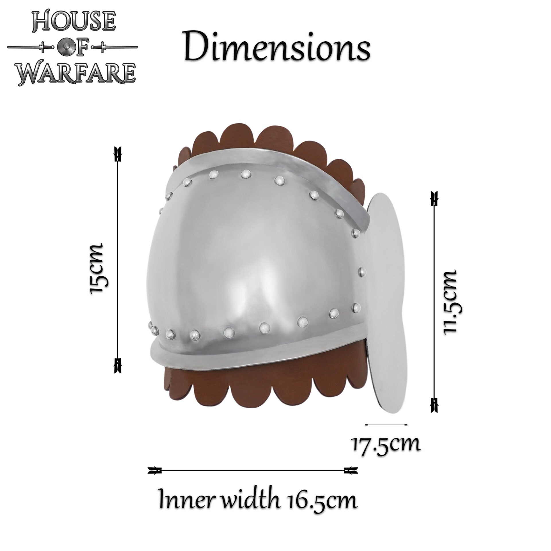Juego de Rodilleras Medievales de Acero Dulce - Imagen 3