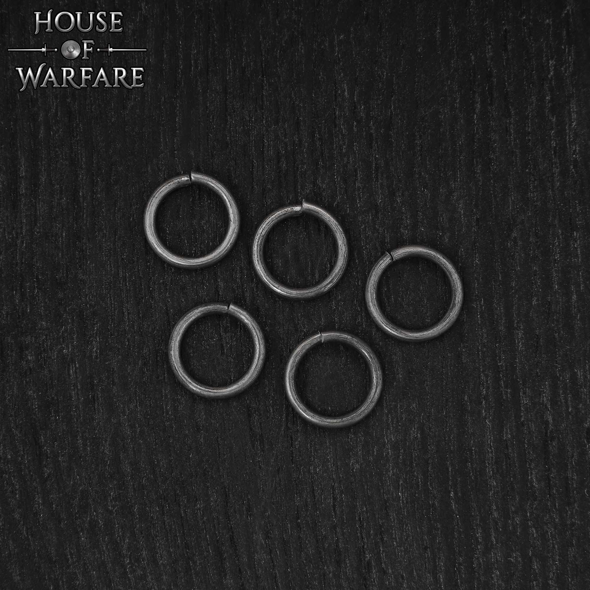 Anillos Sueltos de Alambre de Alta Resistencia a la Tracción - Anillo Conificado de 9 Mm - Calibre 16, Acero Inoxidable, Acabado Natural - 1000 Unidades - Ideal para Bricolaje y Reparaciones de Cota de Malla - Imagen 4