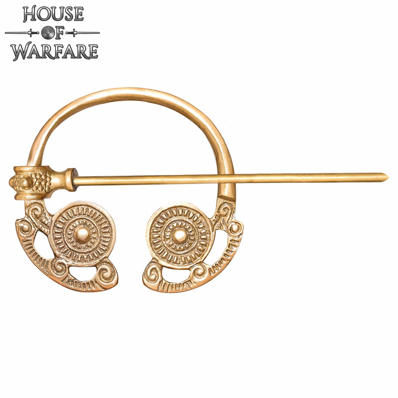 Alfiler de Capa Romano de Latón del Siglo I-ii Broche para Prendas Históricas - Imagen 13