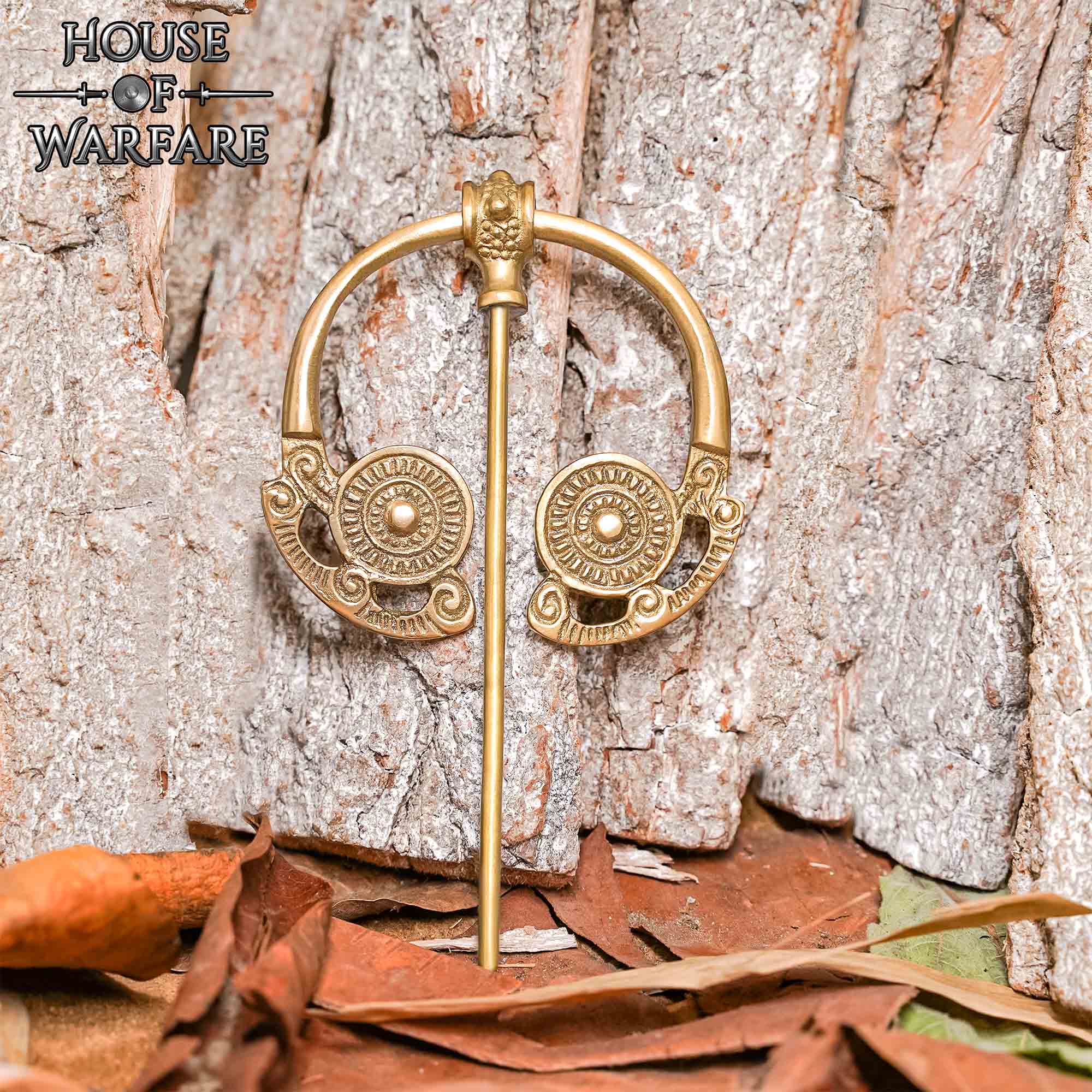 Alfiler de Capa Romano de Latón del Siglo I-ii Broche para Prendas Históricas - Imagen 2