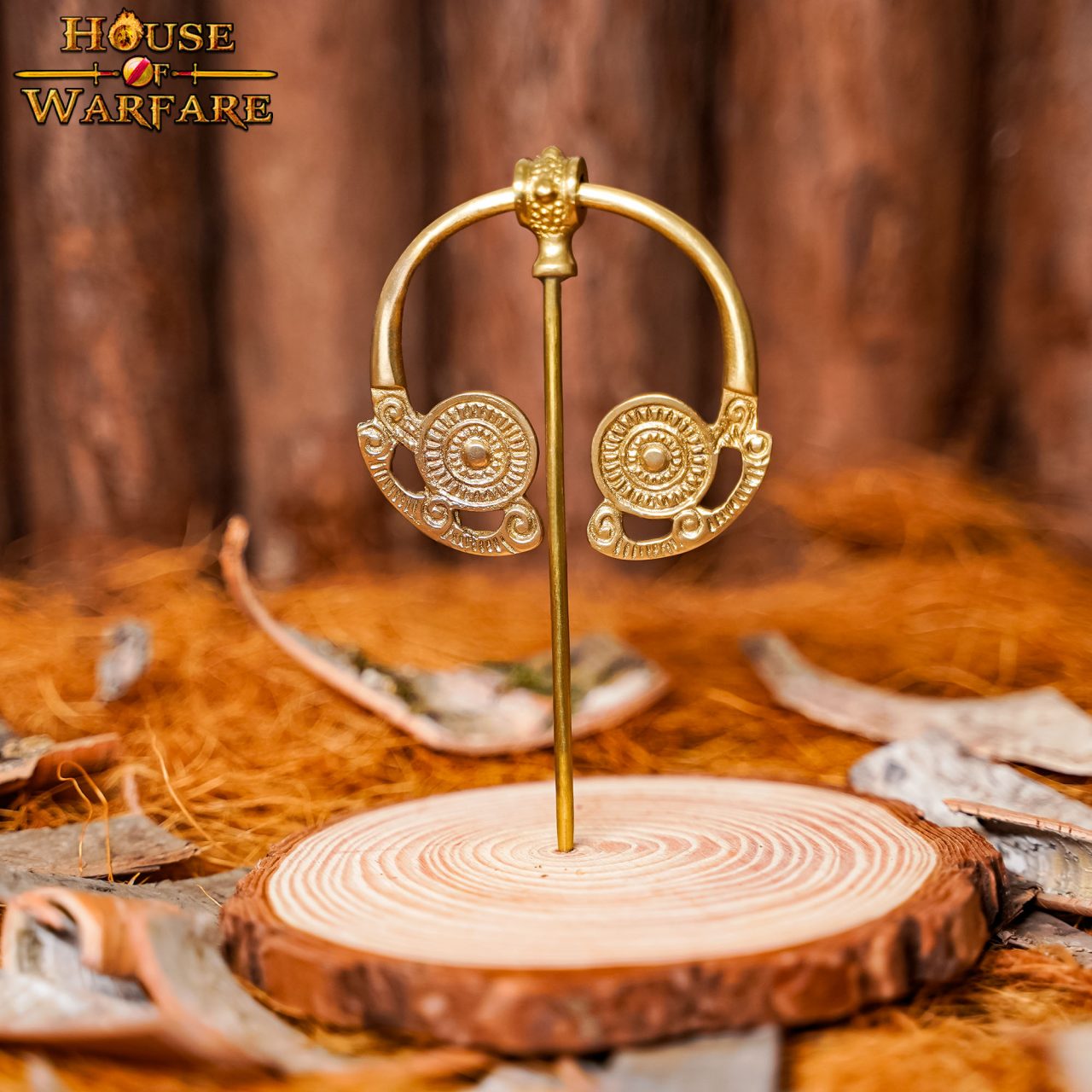 Alfiler de Capa Romano de Latón del Siglo I-ii Broche para Prendas Históricas - Imagen 12