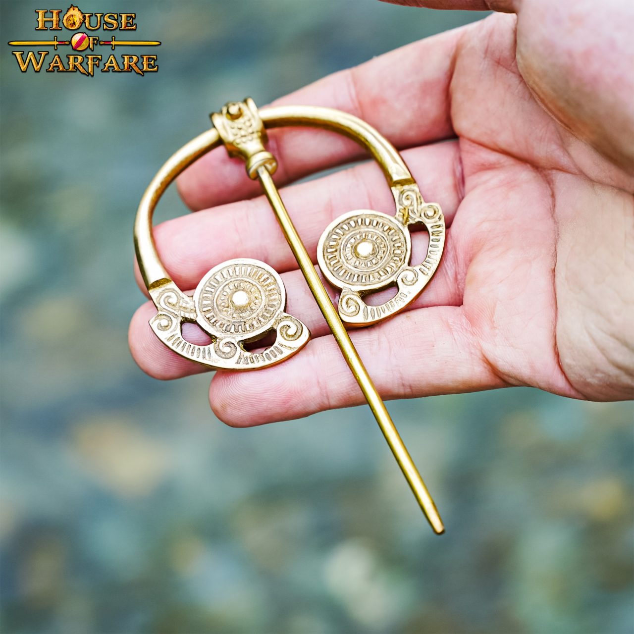 Alfiler de Capa Romano de Latón del Siglo I-ii Broche para Prendas Históricas - Imagen 11