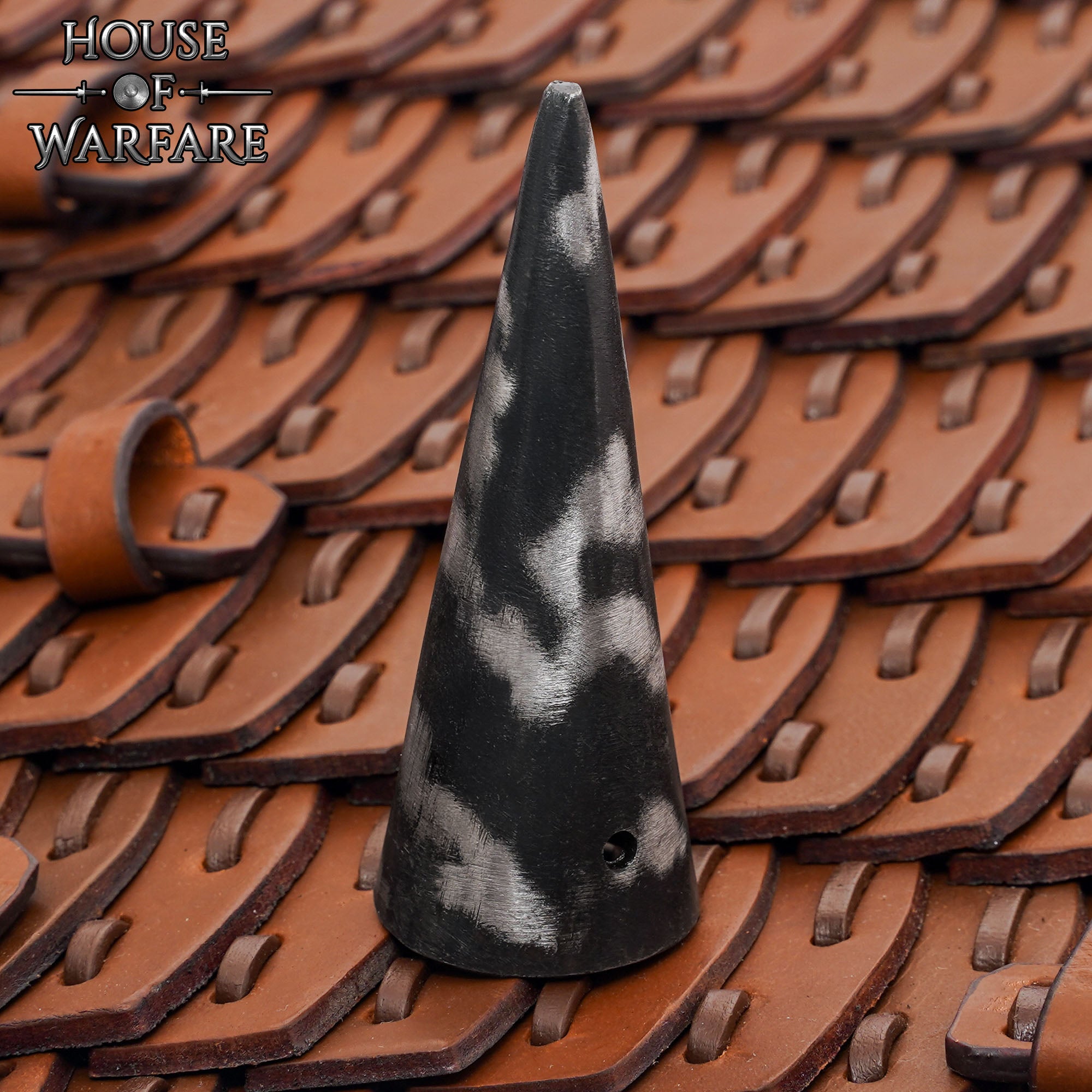 Punta de Lanza Forjada a Mano - Virola Romana para Cañas de Madera - Imagen 25