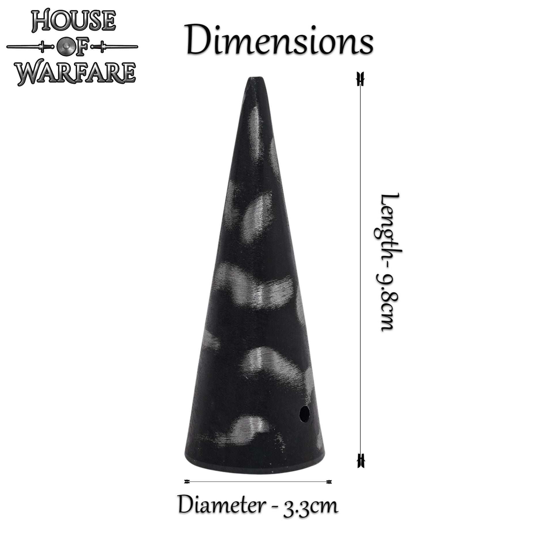 Punta de Lanza Forjada a Mano - Virola Romana para Cañas de Madera - Imagen 26