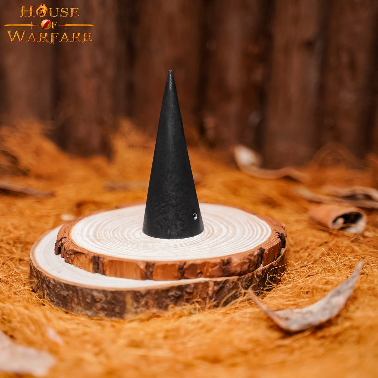 Punta de Lanza Forjada a Mano - Virola Romana para Cañas de Madera - Imagen 18