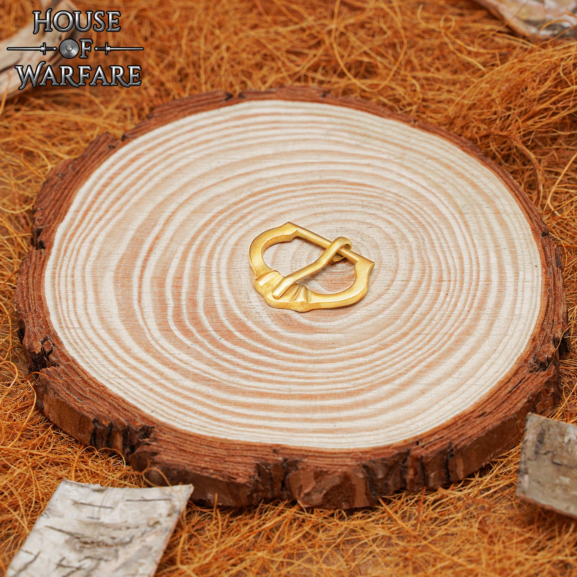 Hebilla Medieval Pequeña de Latón - Imagen 4