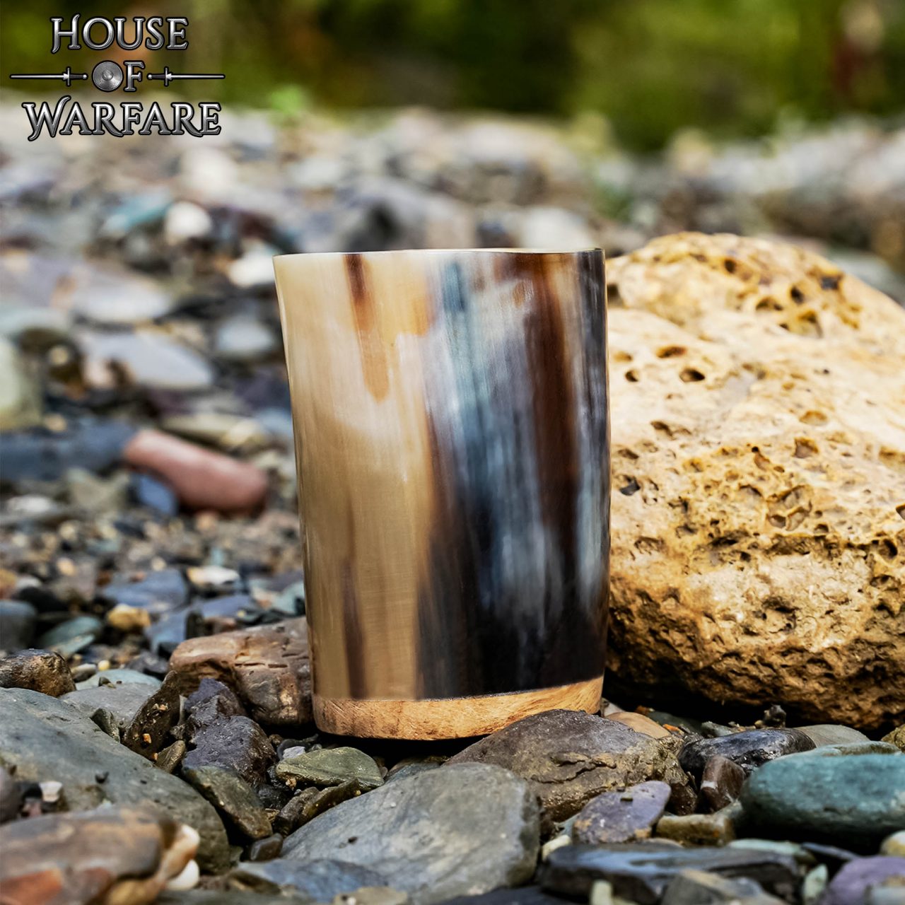 Vaso de Chupito de Cuerno Hecho a Mano Vajilla de Cuerno Auténtico - Imagen 5