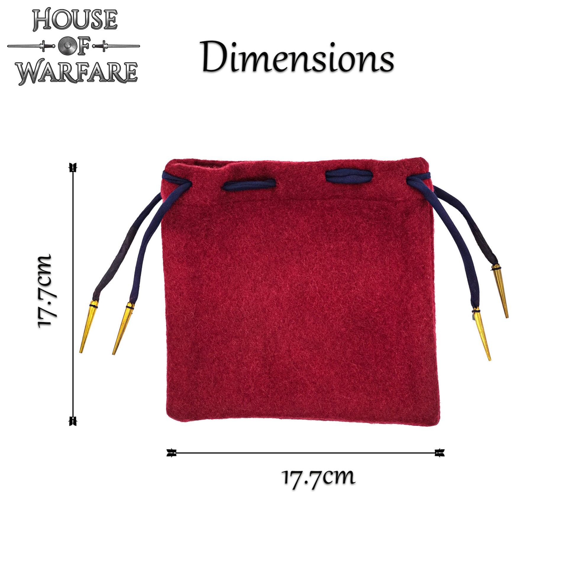 Bolsa Medieval de Lana con Cordón - Imagen 10