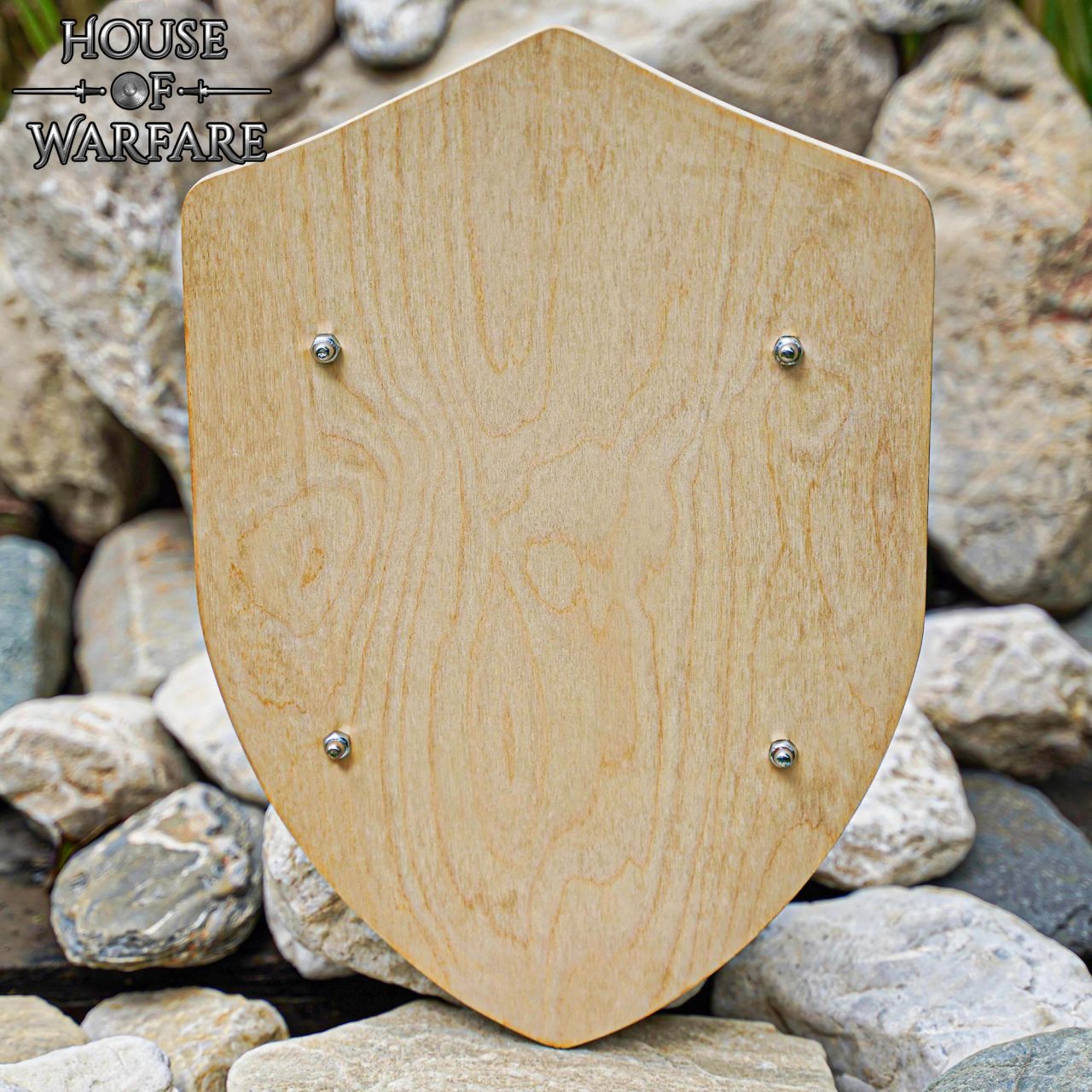 Pequeño Escudo de Madera para Niños | Escudo de Cometa de Madera Maciza con Correas de Cuero | Personalizable para Larp, Disfraces y Juego - Imagen 5