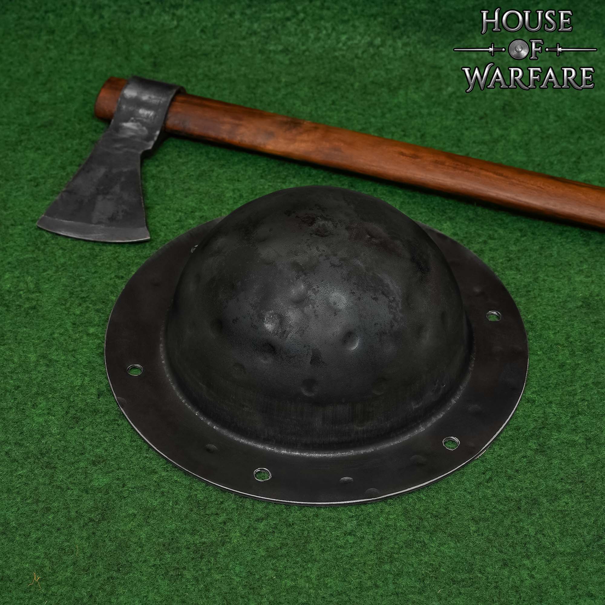 Jefe de Escudo Negro, Acero de 1,8 Mm, Listo para la Batalla - Imagen 3