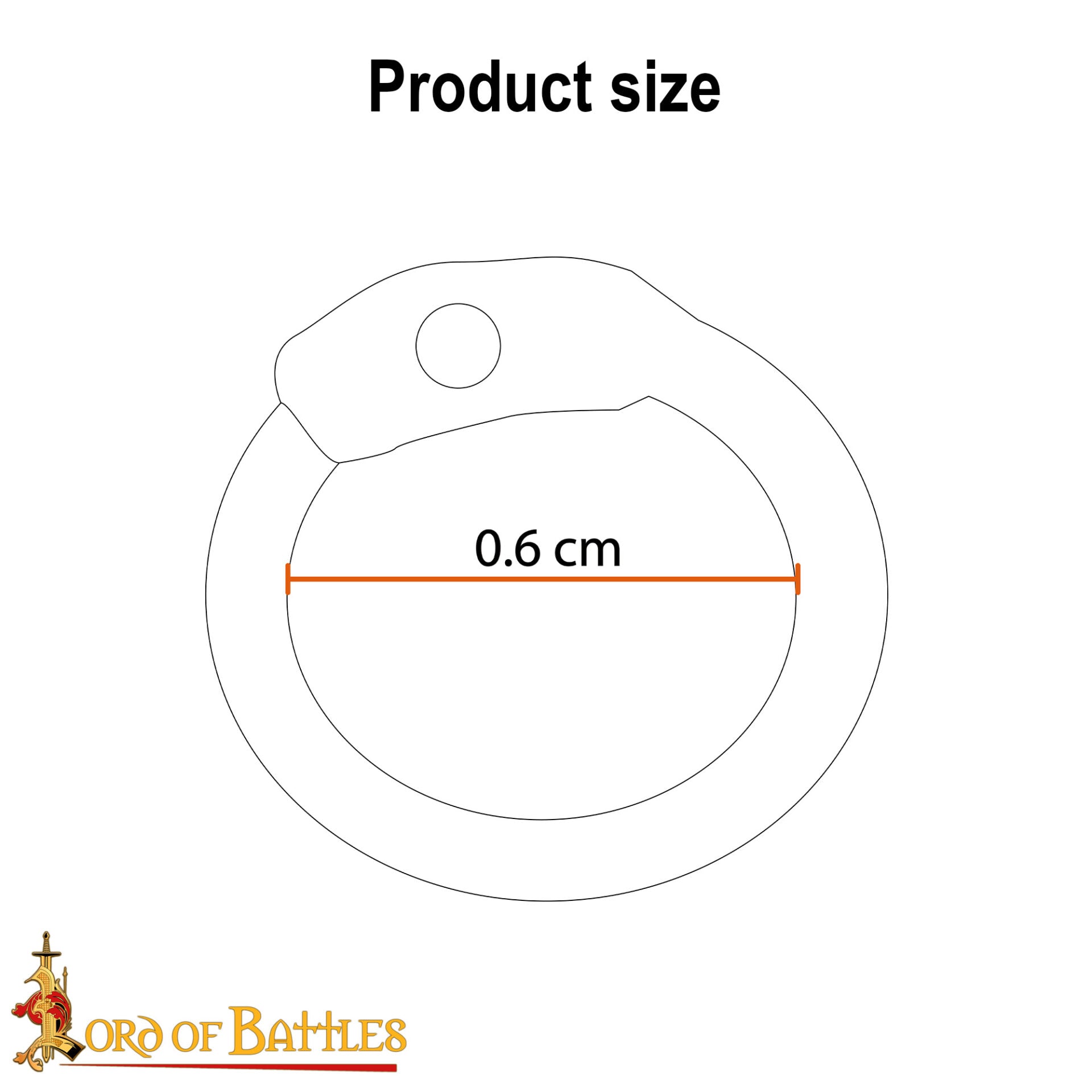 Anillas Planas de Latón - Anillas Planas con Remaches en Forma de Cúpula de 6 Mm - Calibre 18, Acabado en Latón - 1kgs - Ideal para Bricolaje y Reparaciones de Cota de Malla - Imagen 4
