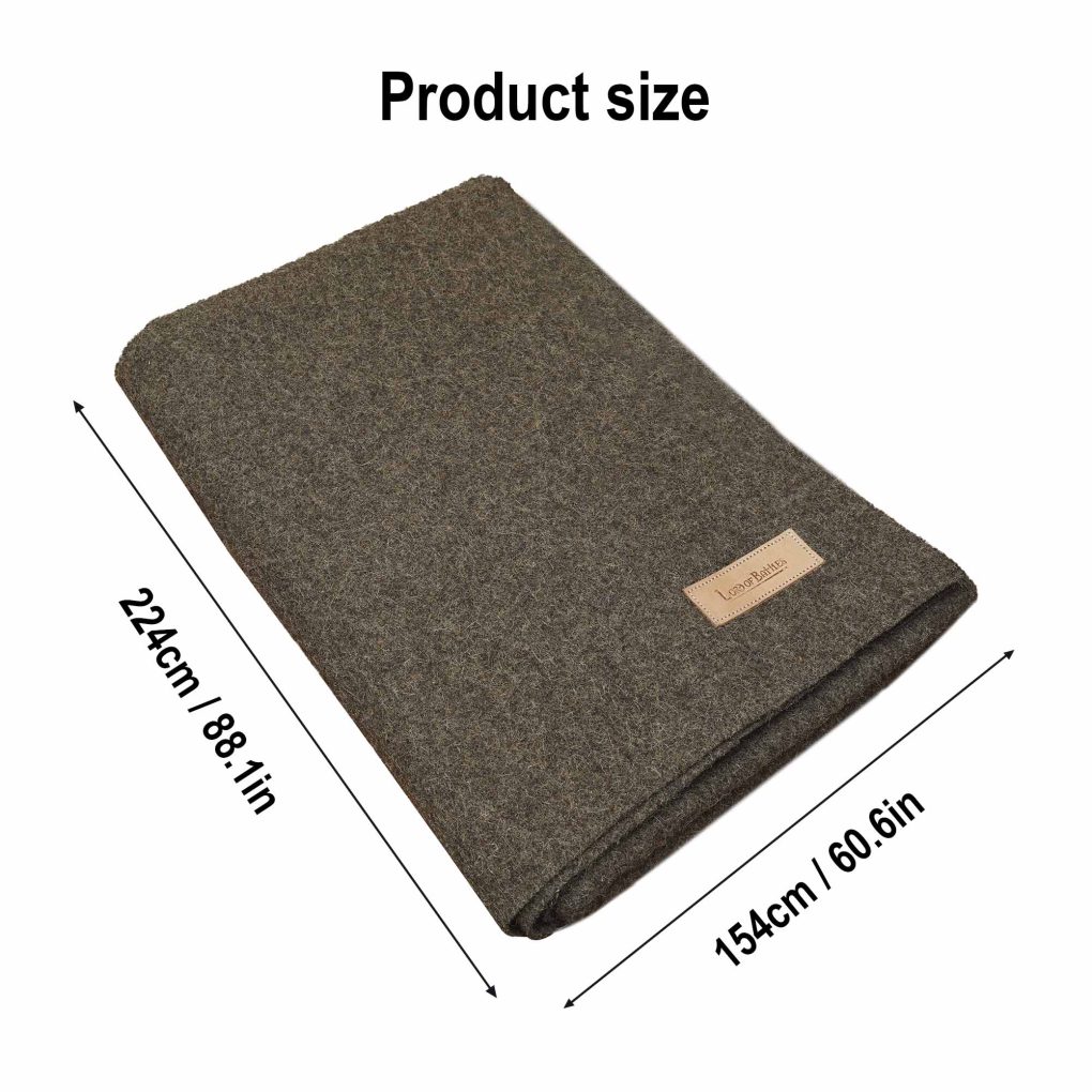 Manta de Lana de Tejido Tradicional Medieval - Imagen 4