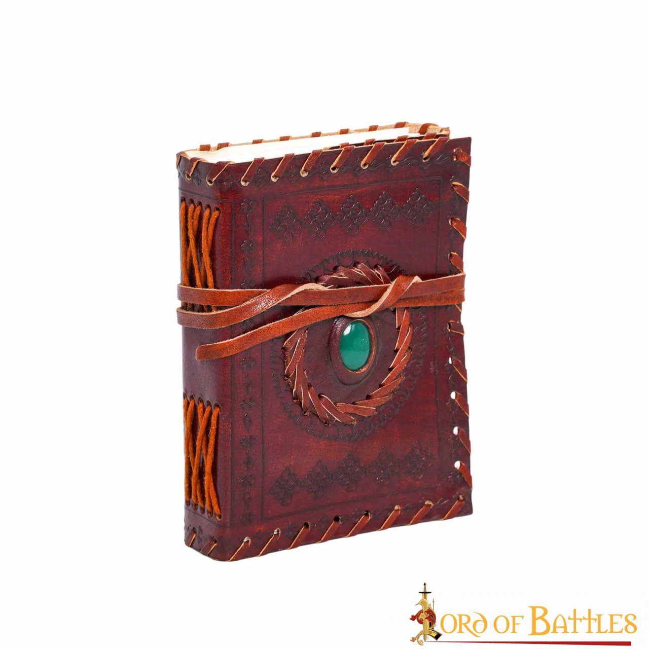 Diario Medieval de Cuero Diario de Cuero Auténtico Hecho a Mano - Imagen 9