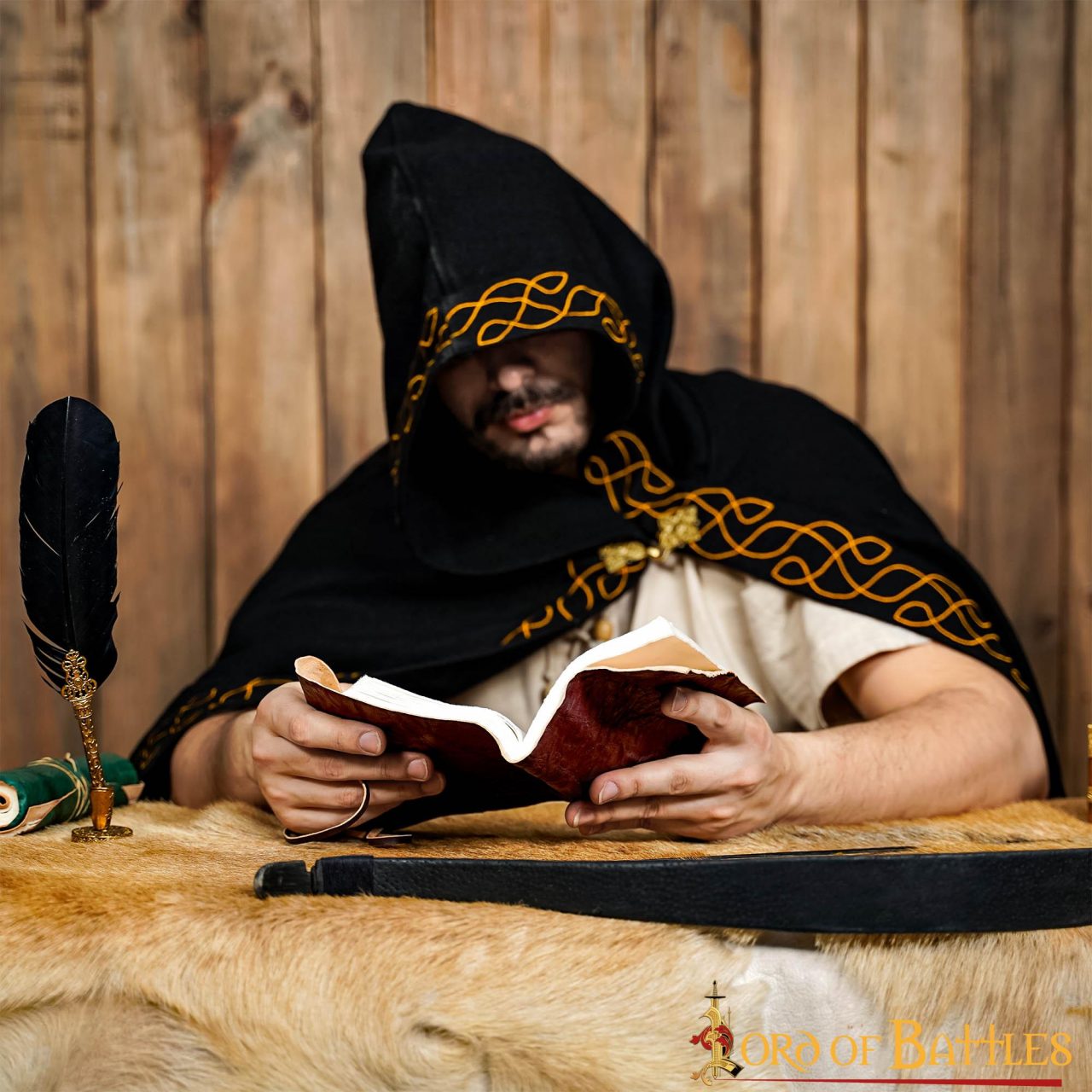 The Mythical Wanderer Diario de Pergaminos de Cuero Marrón - Imagen 8