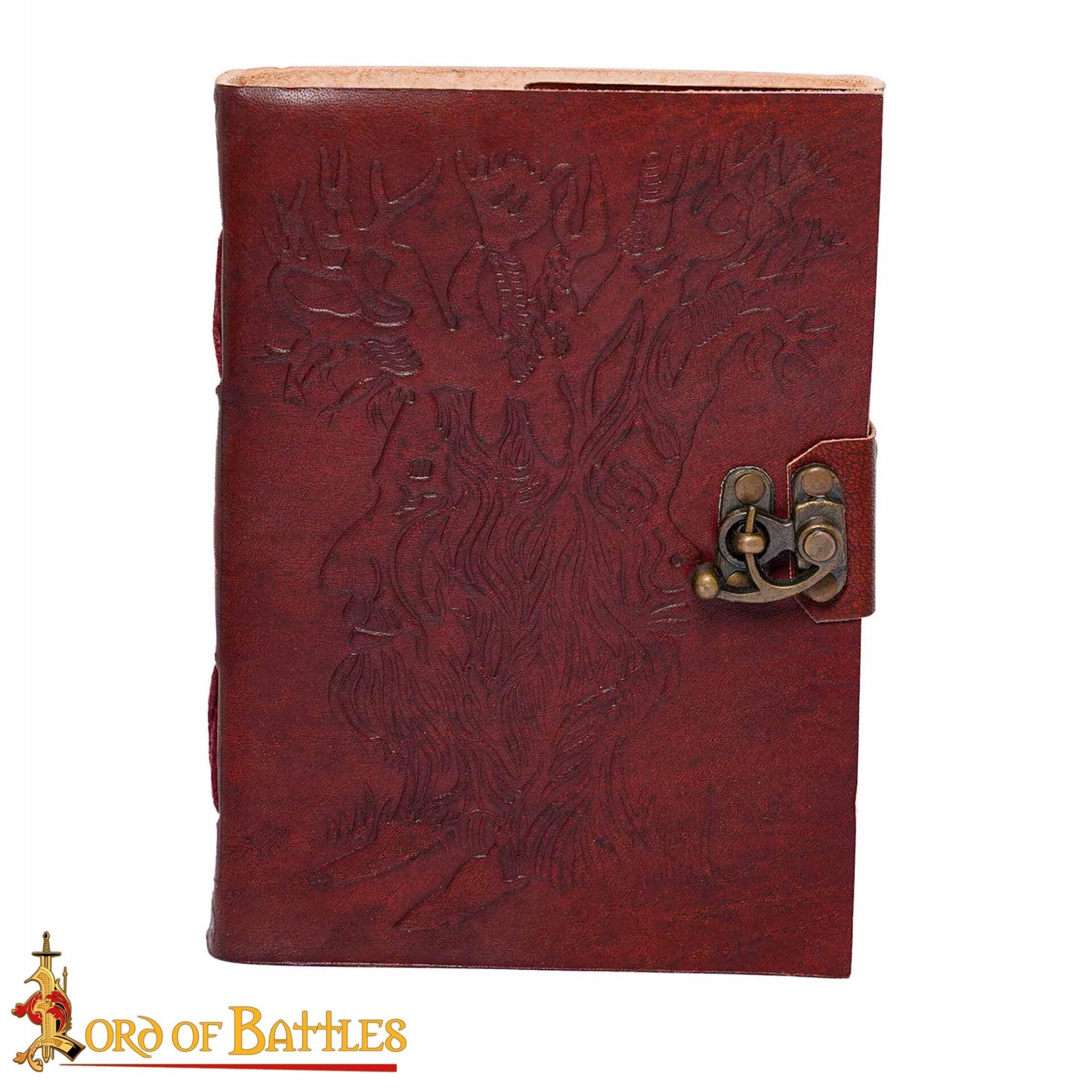 Diario de Cuero "el Árbol de la Sabiduría" Diario de Cuero Vintage Hecho a Mano - Imagen 2