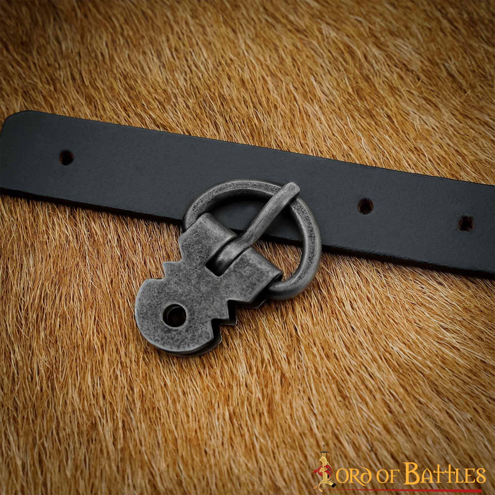 Juego de Hebillas para Armadura de Placas Medieval - Hierro Ennegrecido Forjado a Mano (juego de 5) - Imagen 12