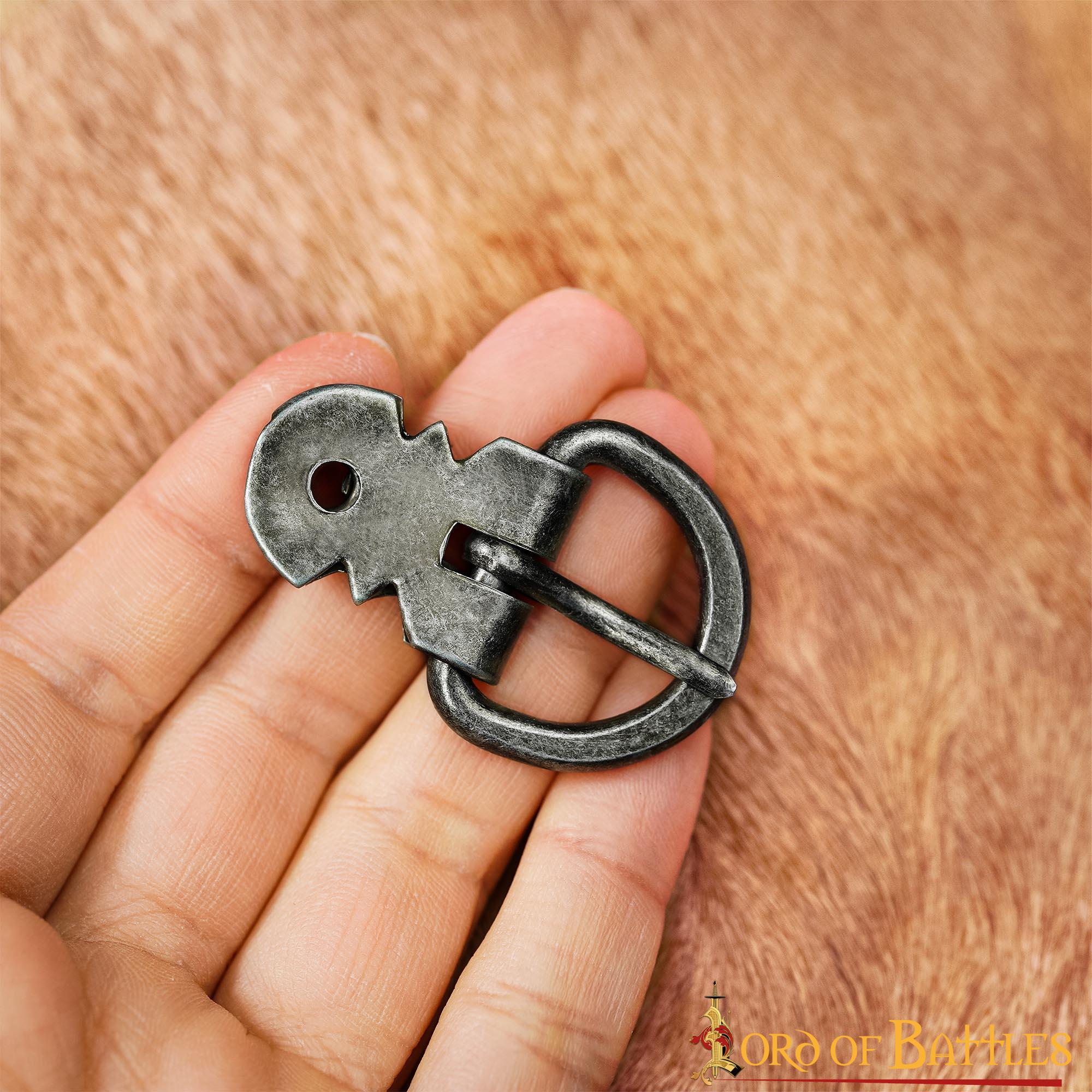 Juego de Hebillas para Armadura de Placas Medieval - Hierro Ennegrecido Forjado a Mano (juego de 5) - Imagen 16