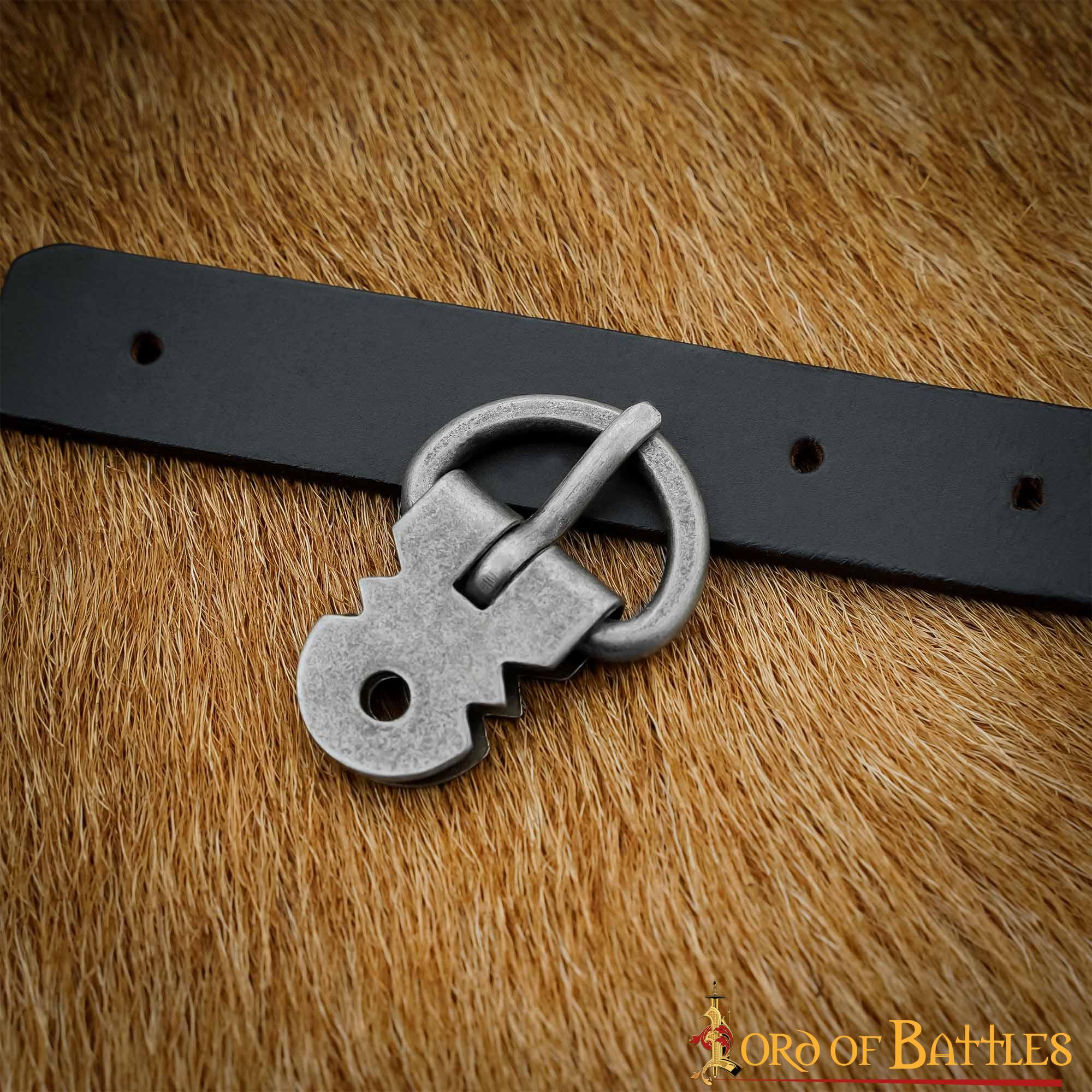 Juego de Hebillas para Armadura de Placas Medieval - Hierro Ennegrecido Forjado a Mano (juego de 5) - Imagen 23